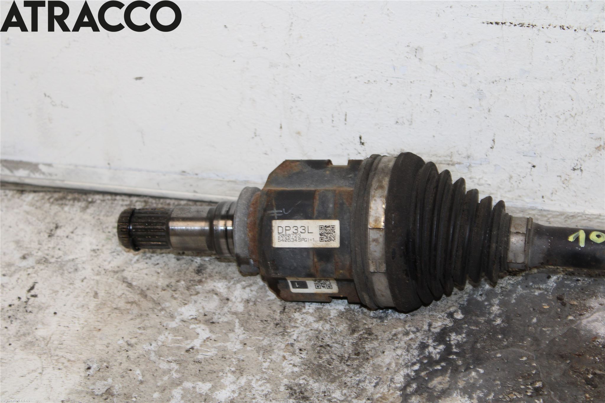 Toyota URBAN CRUISER Drivaksel Foran Kompl Venstre