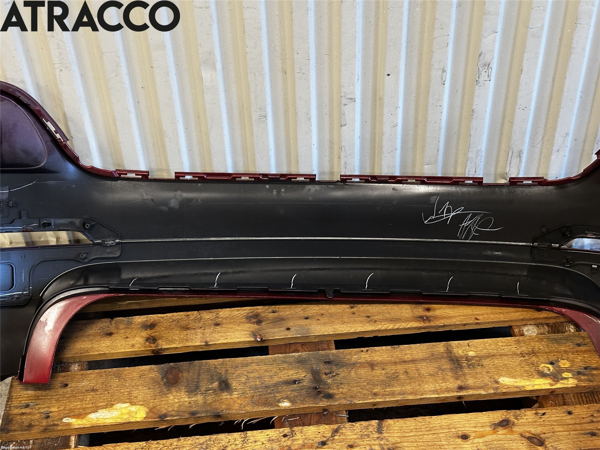 BMW X6 E71/E72   08-14 Støtfanger Bak