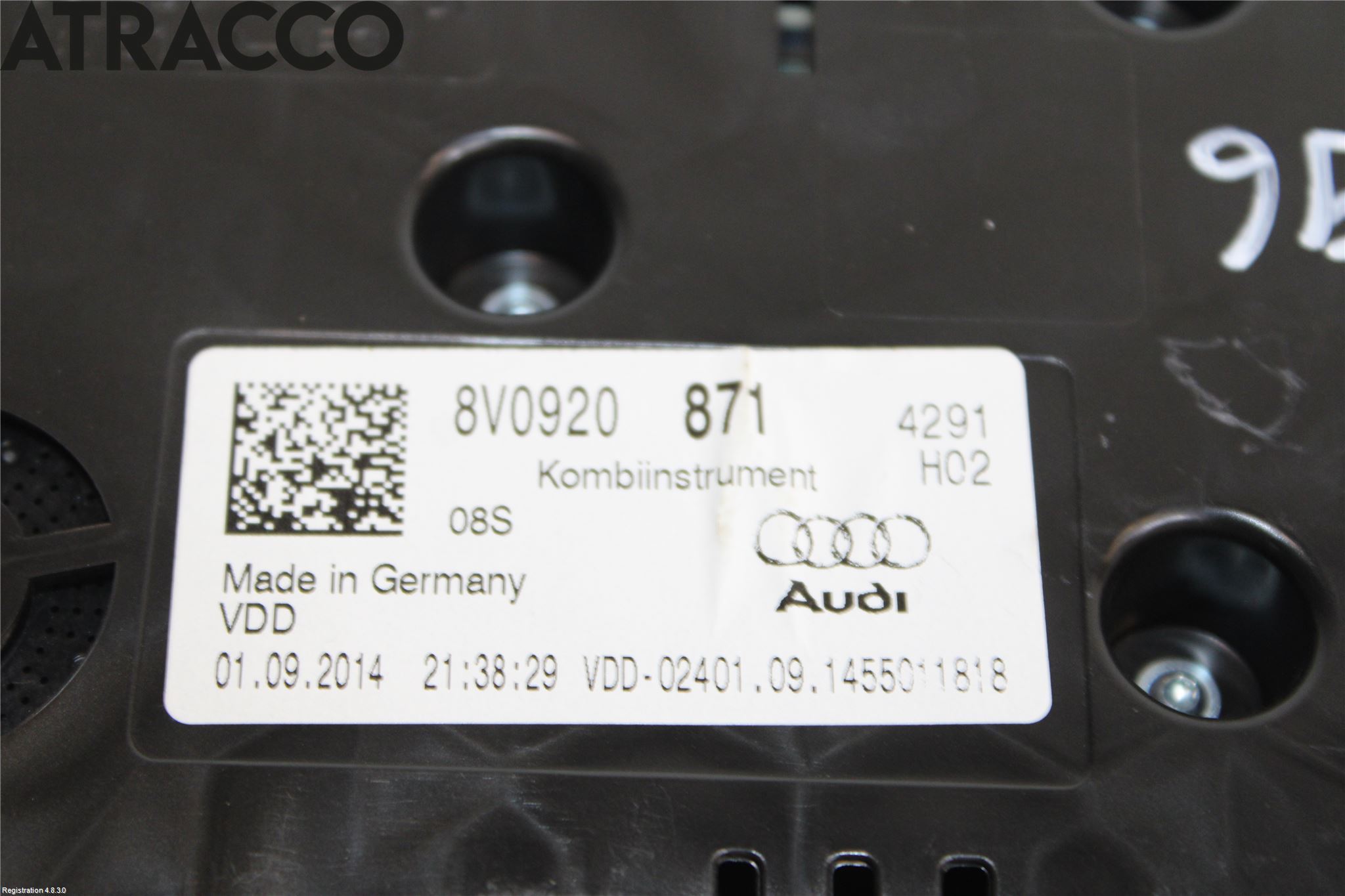 Audi A3/S3 8V 13-20 Instr Kombinert