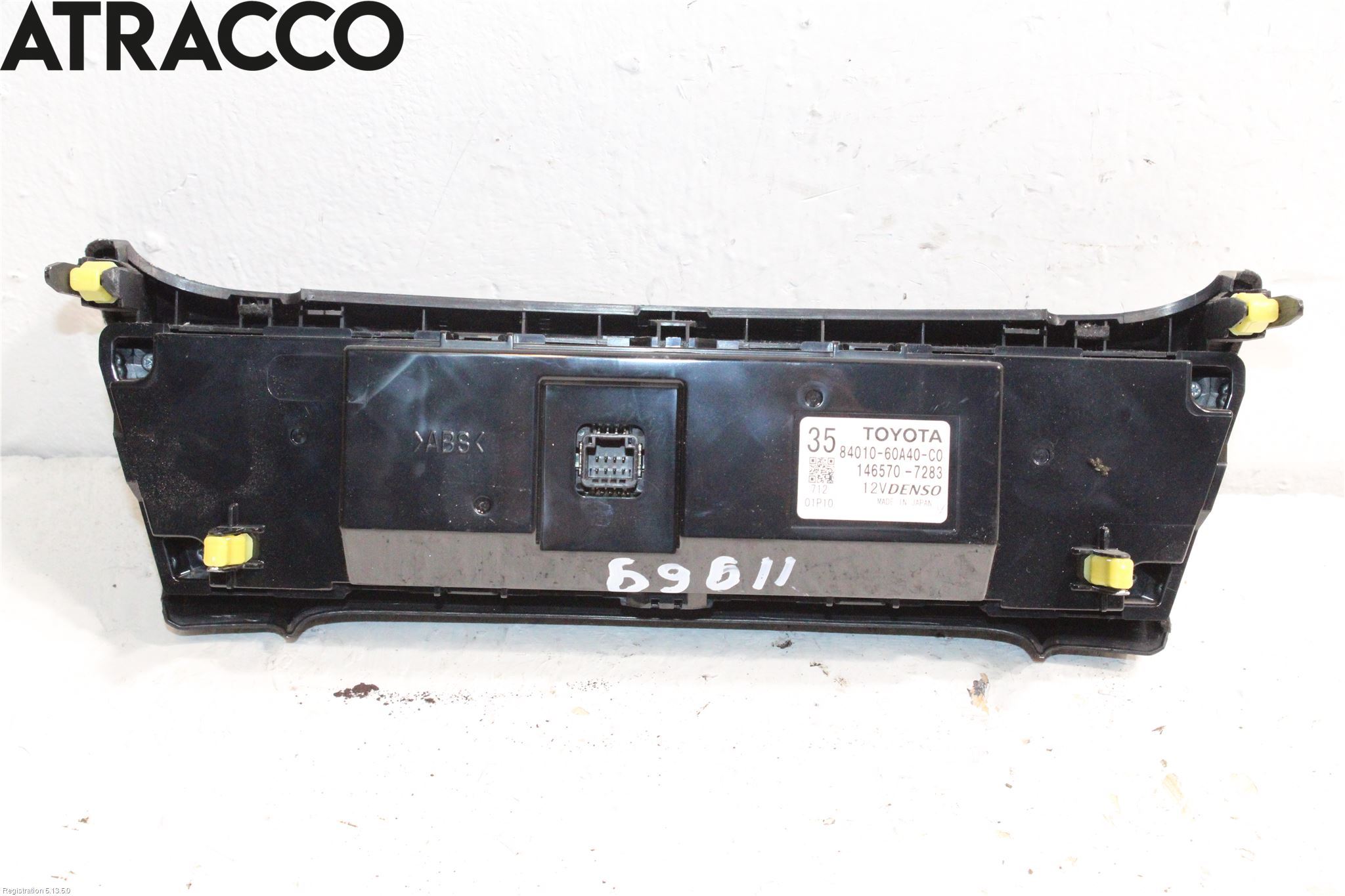 Toyota LANDCRUISER J150 10-23 Varmeapparat Panel(Regulering)