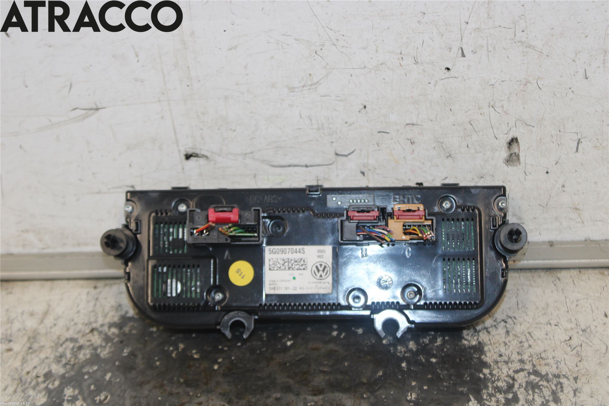 Volkswagen VW GOLF / E-GOLF VII 13-20 Varme Ac Betjening-Display