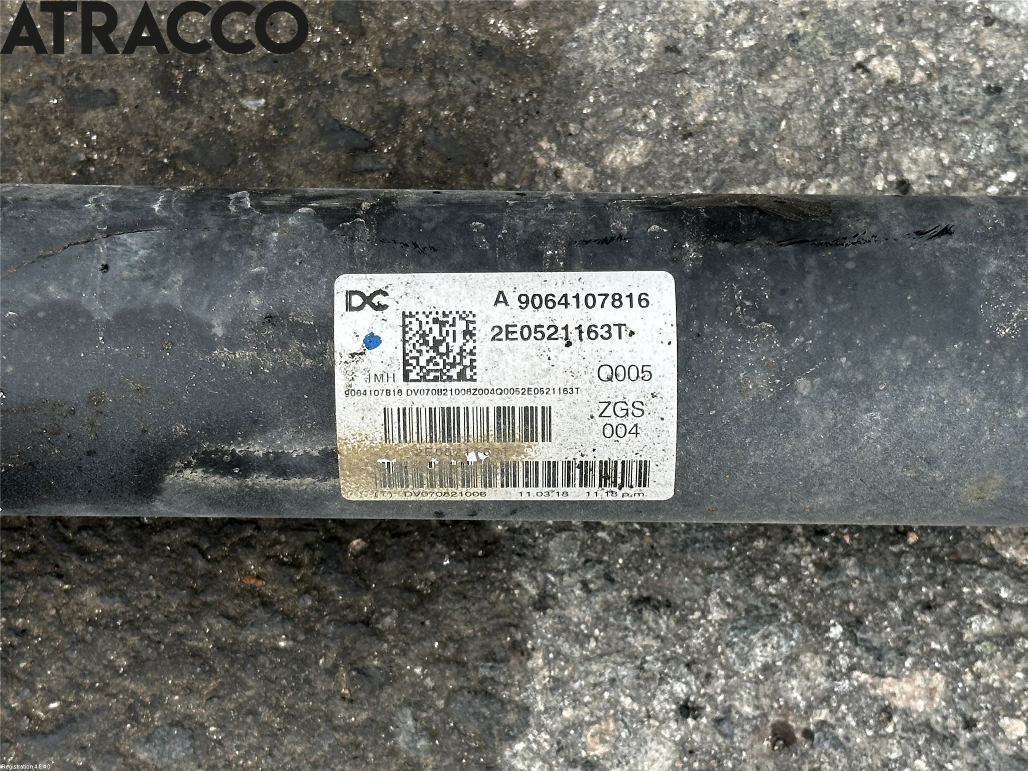 Mercedes-Benz MB SPRINTER (W906) 06-18 Mellomaksel Kompl