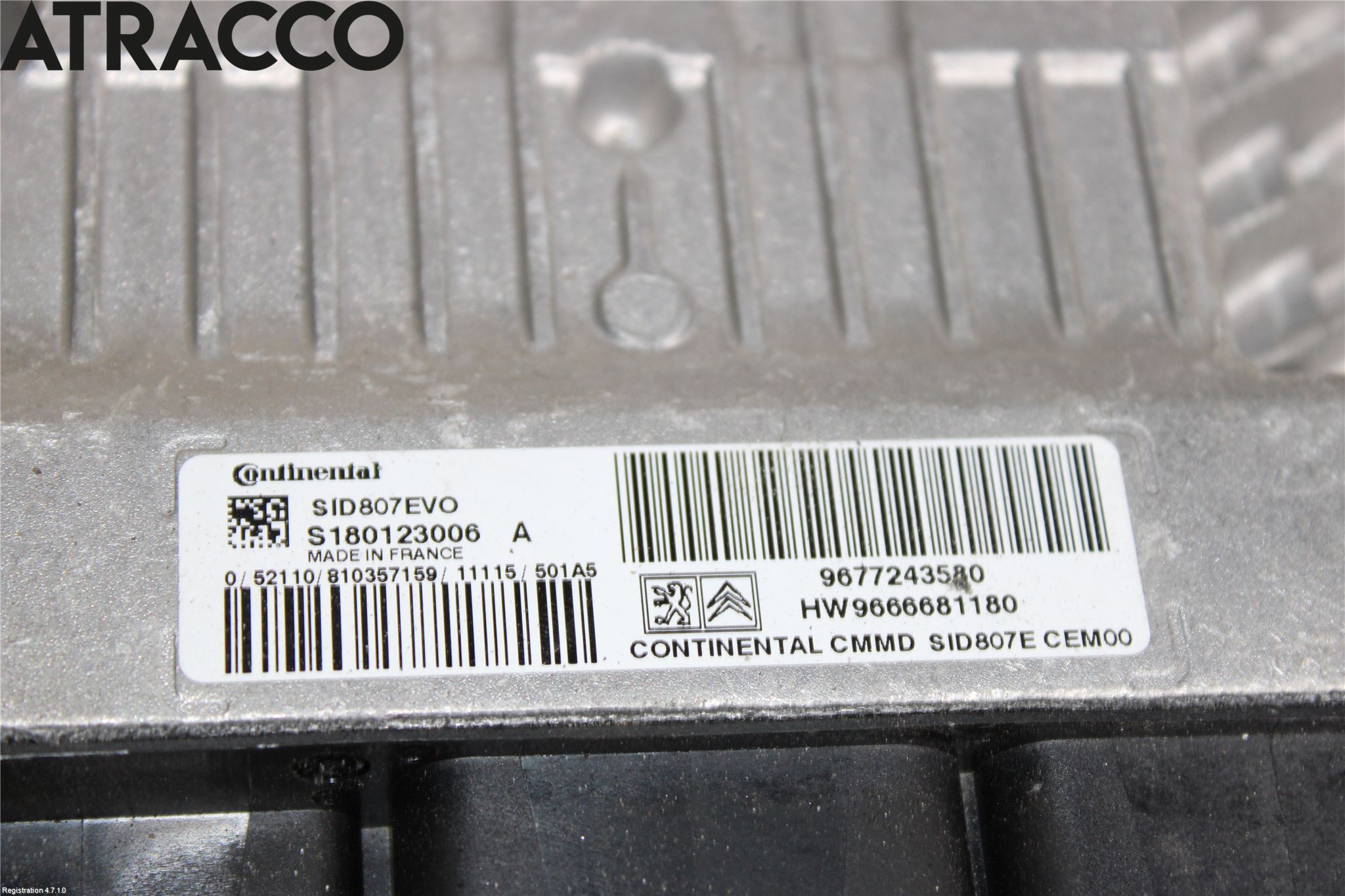 Peugeot 508 11-18 Styreenhet Innsprøytning