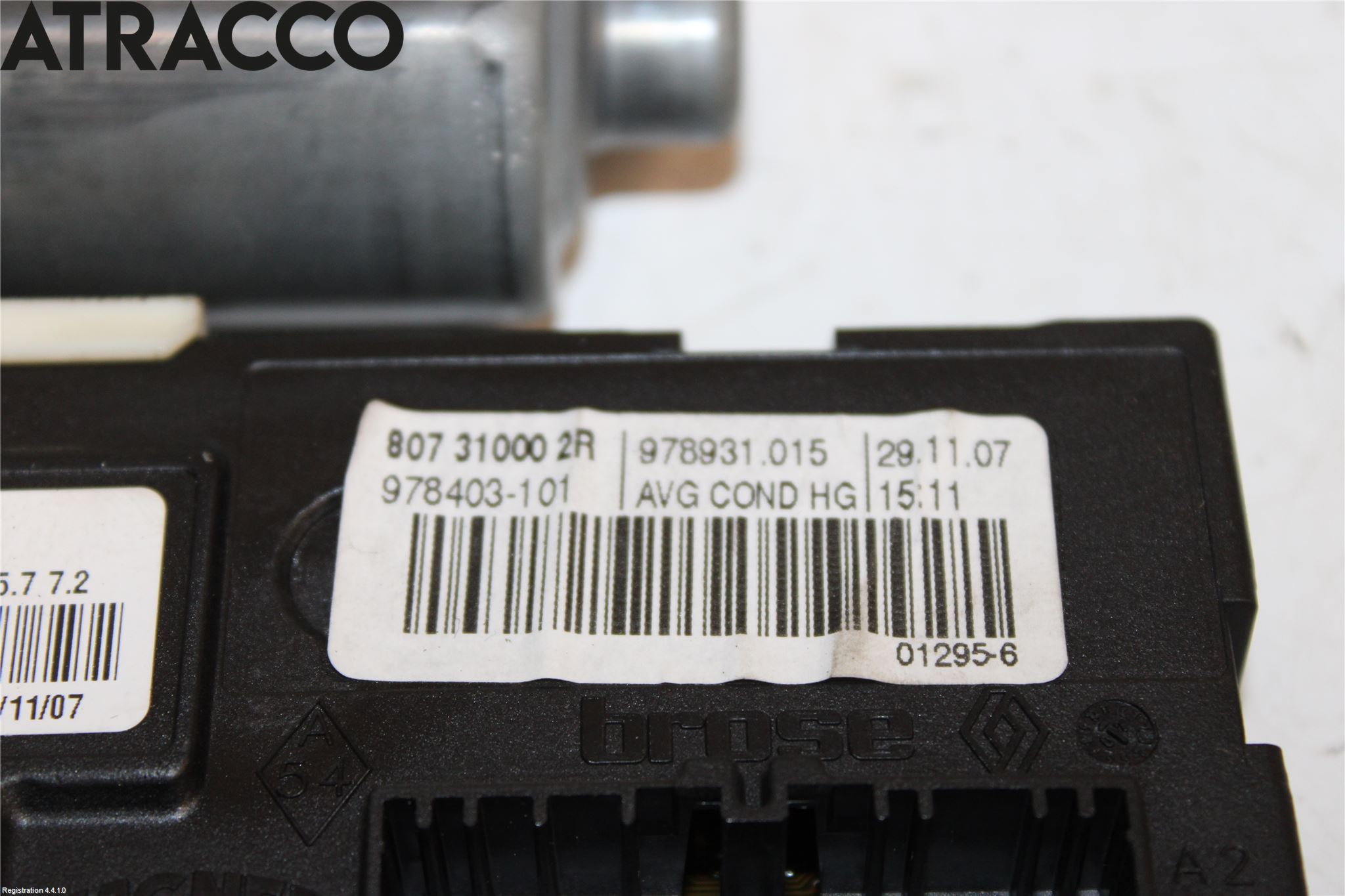 Renault LAGUNA III 08-10 Vindusheismotor