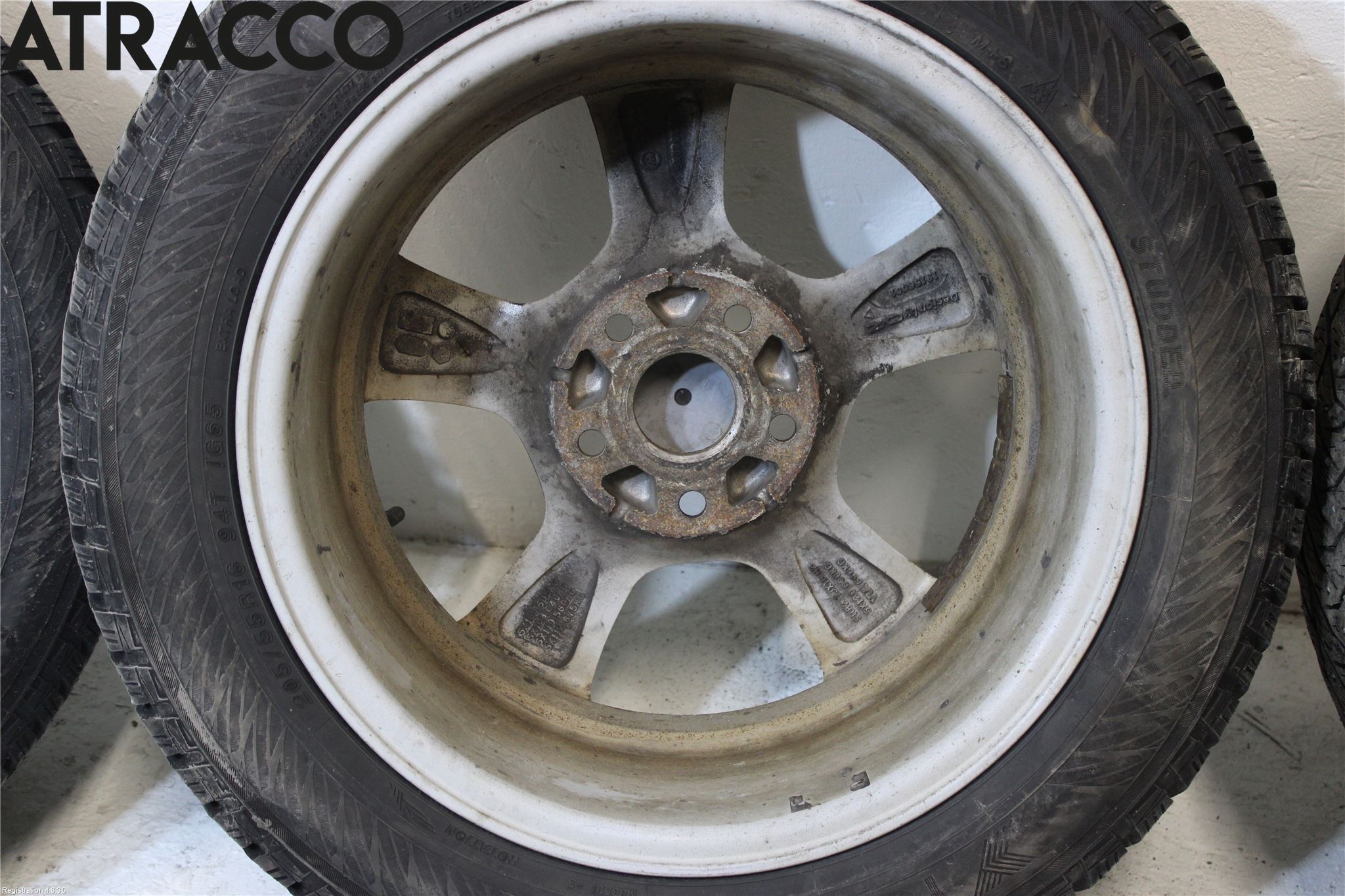 Volkswagen VW GOLF V 04-09 Dekk Vinter På Alu Felg 4Stk