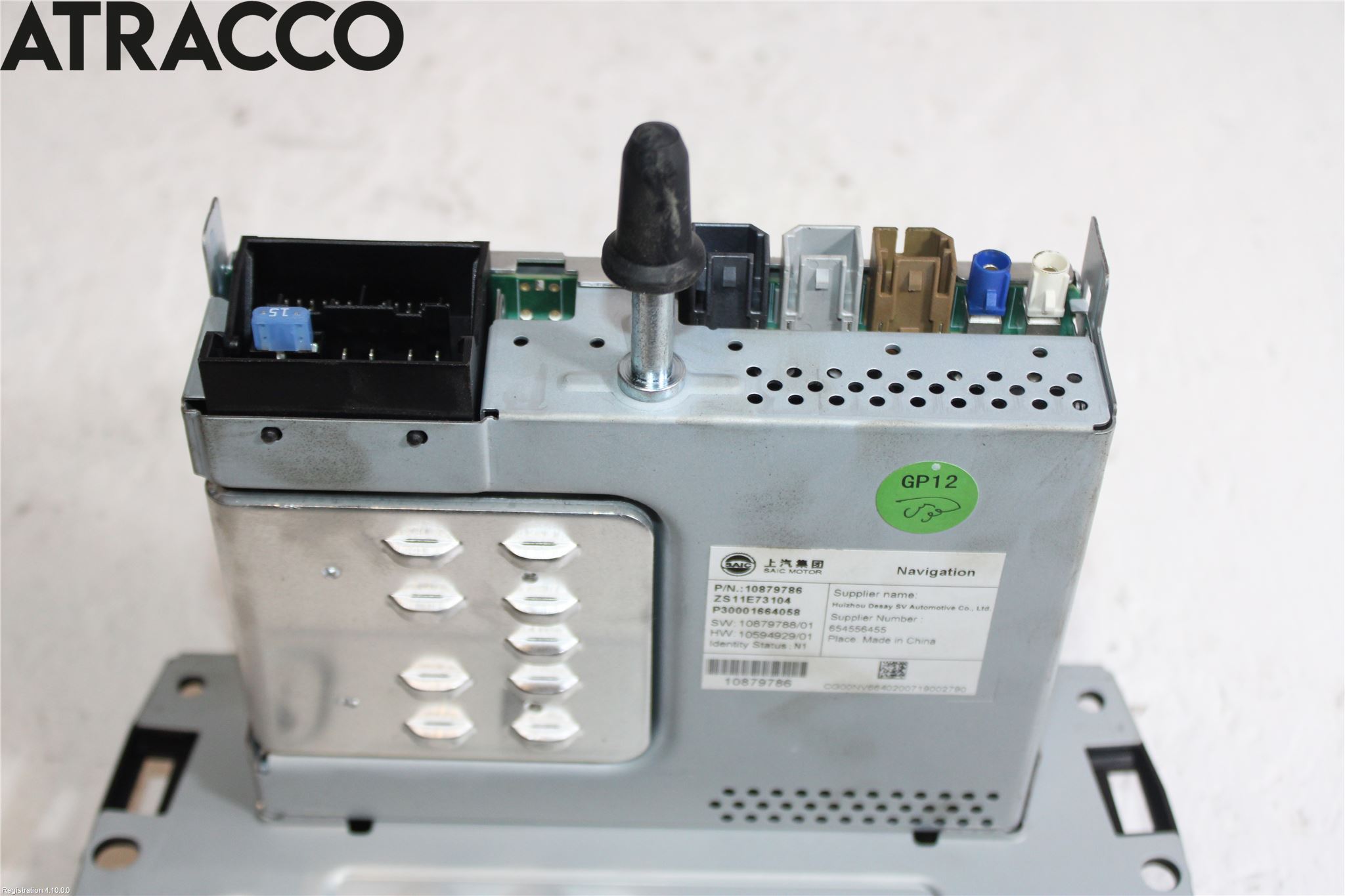 MG ZS EV 20- Instr Skjerm Dvd-Gps-Ac-Tlf