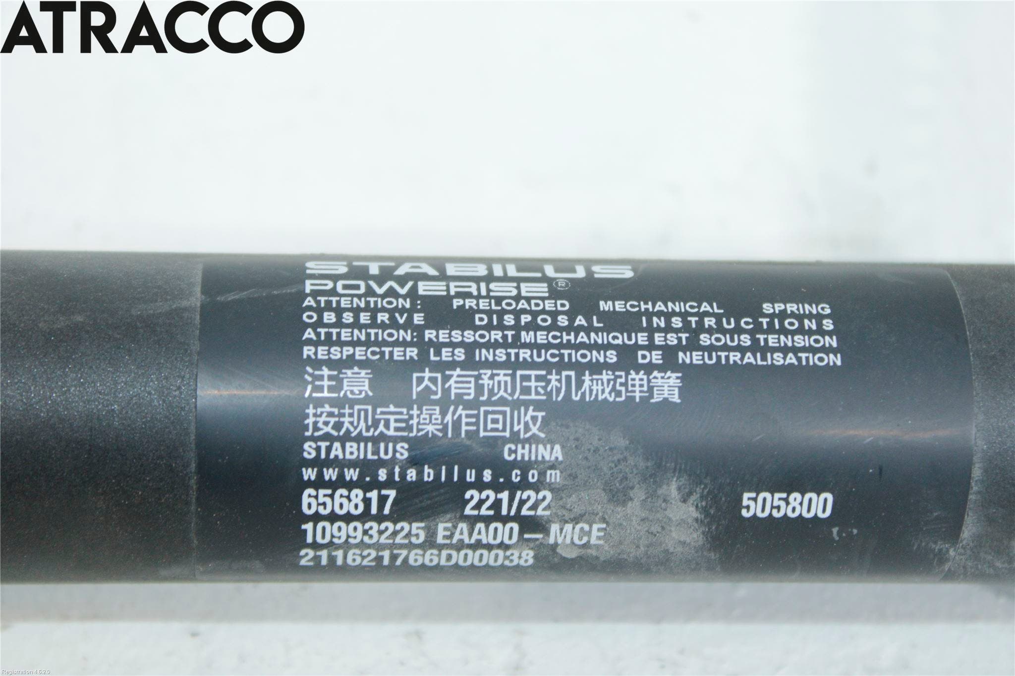 MG MARVEL R 22- Bakluke Demper-Gassfjær