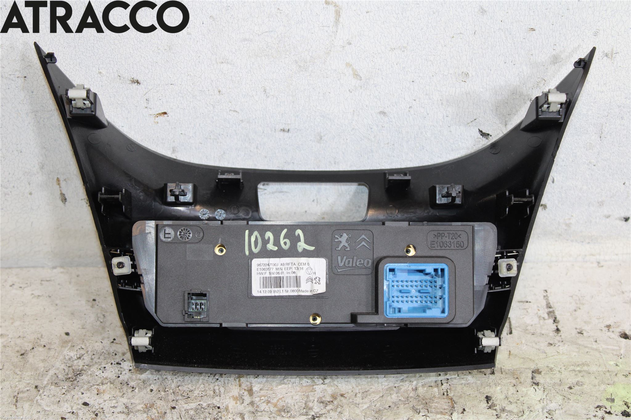 Peugeot 208 12-15 Varme Ac Betjening-Display