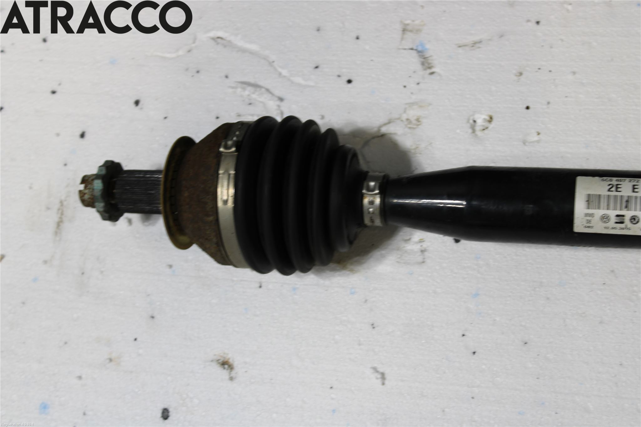 Volkswagen VW POLO 10-17 Drivaksel Foran Kompl Høyre