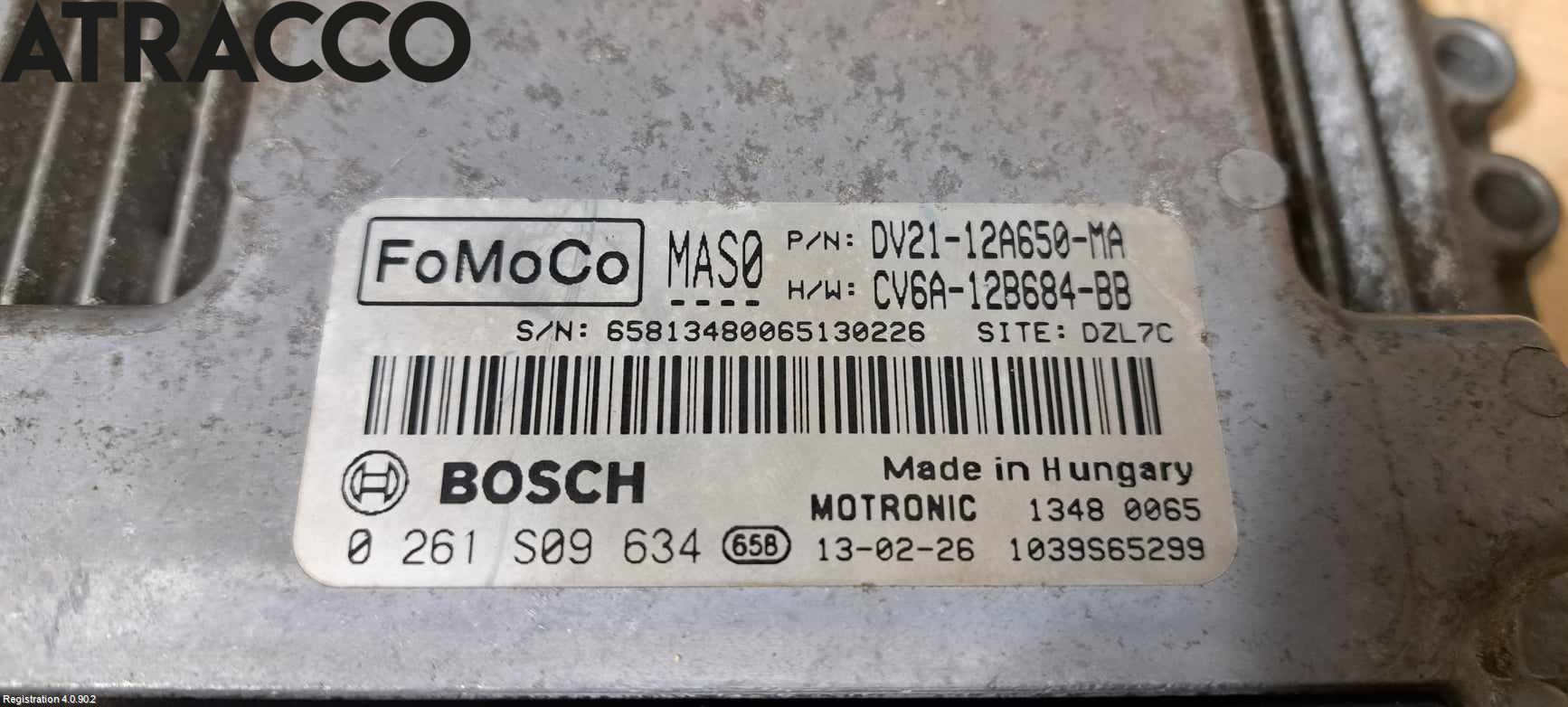 Ford B-MAX 12-17 Styreenhet Innsprøytning