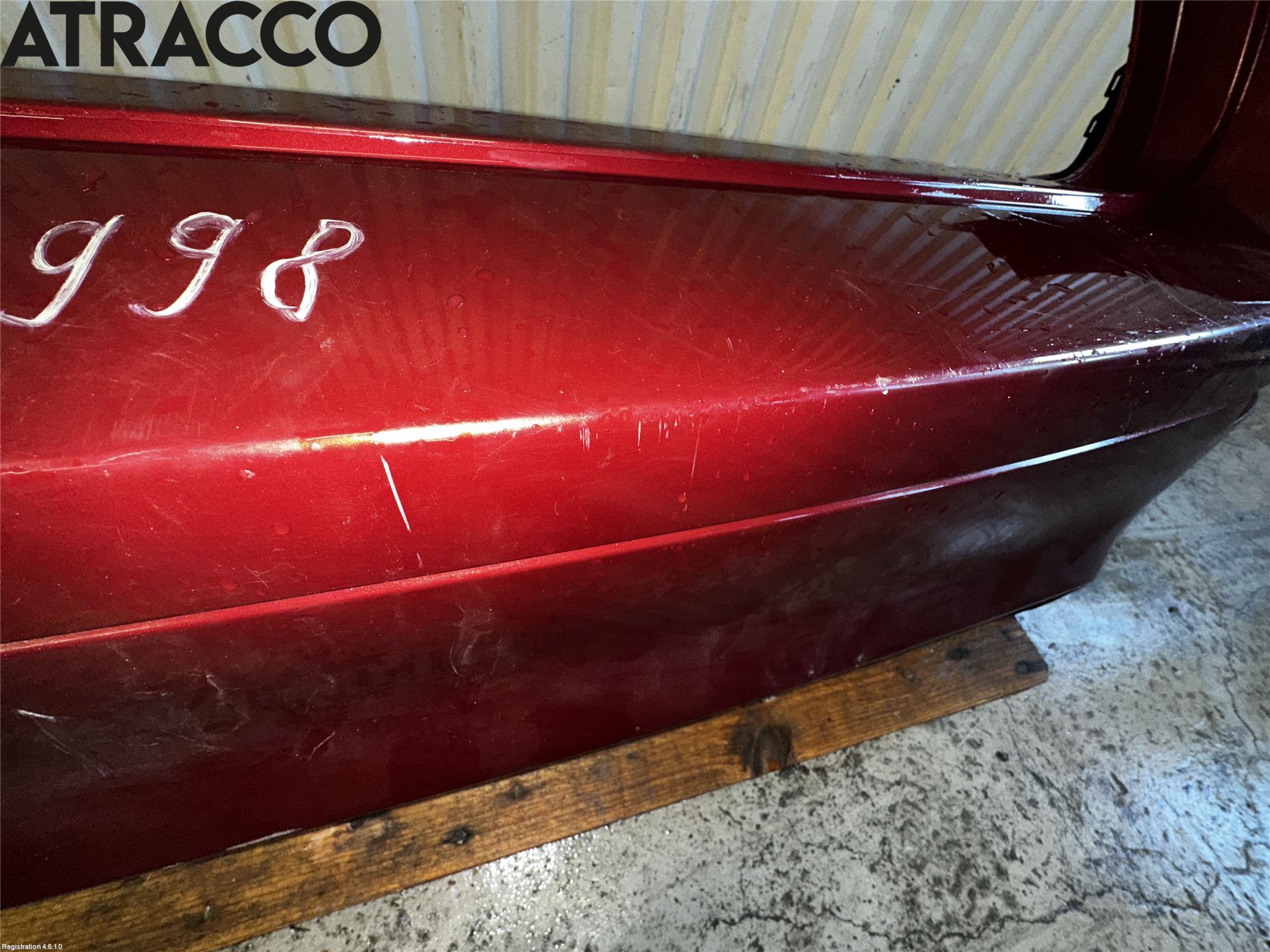 BMW X6 E71/E72   08-14 Støtfanger Bak