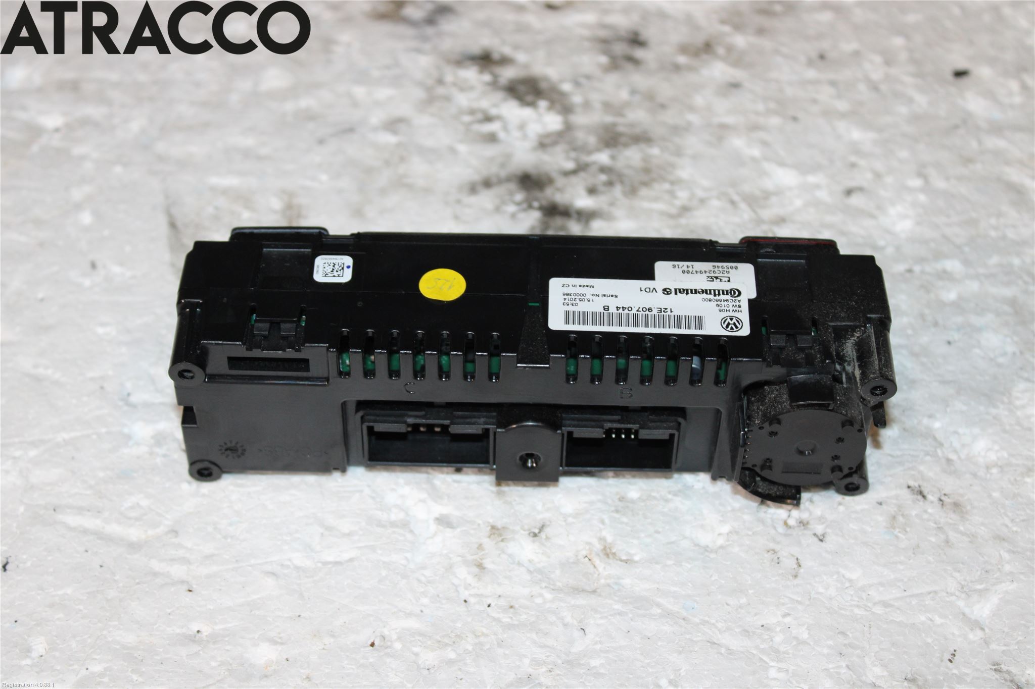 Volkswagen VW UP! / E-UP! Varme Ac Betjening-Display