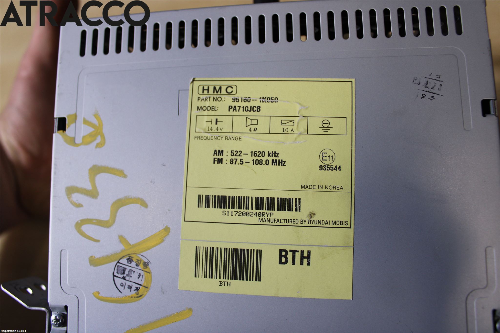 Hyundai ix20 Stereo Radio Med Cd