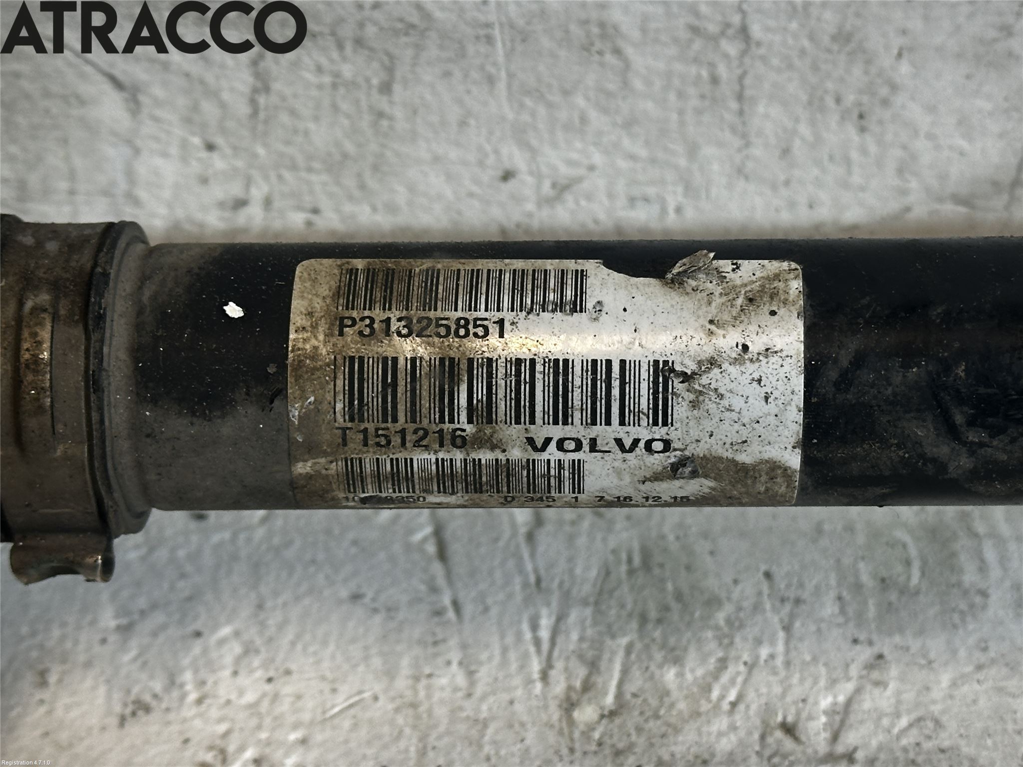 Volvo XC90/RECHARGE 16- Drivaksel Foran Kompl Høyre