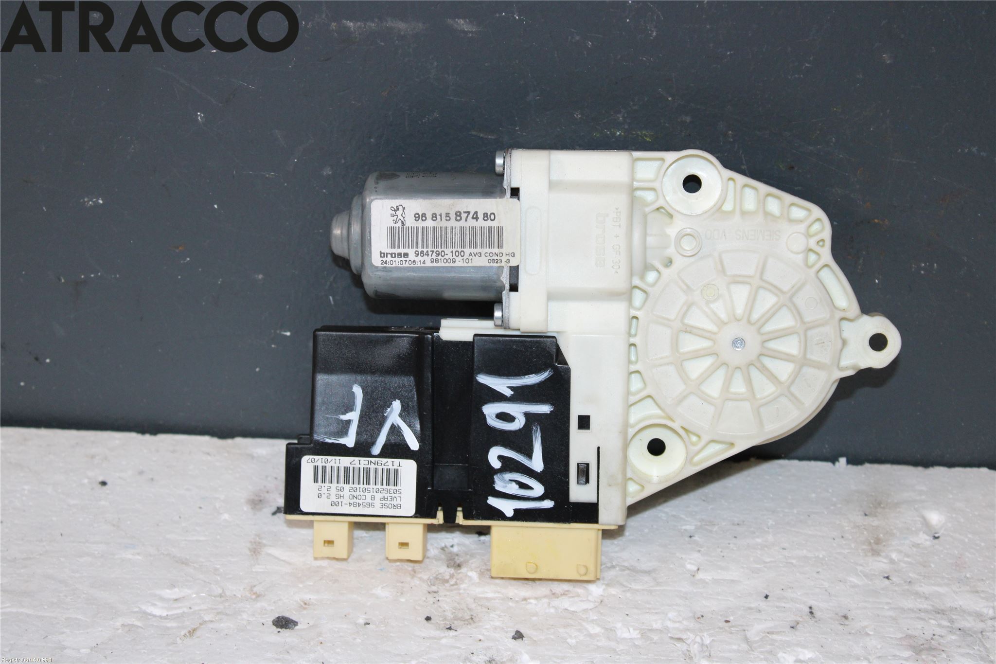 Peugeot 307     05-08 Vindusheismotor