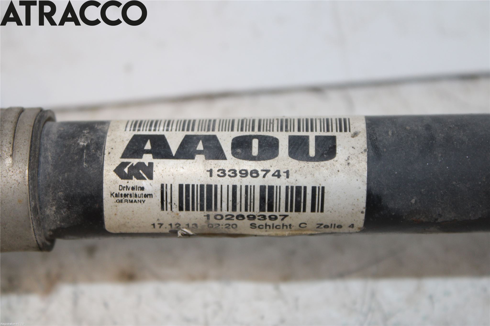 Opel ASTRA J 10-15 Drivaksel Foran Kompl Venstre