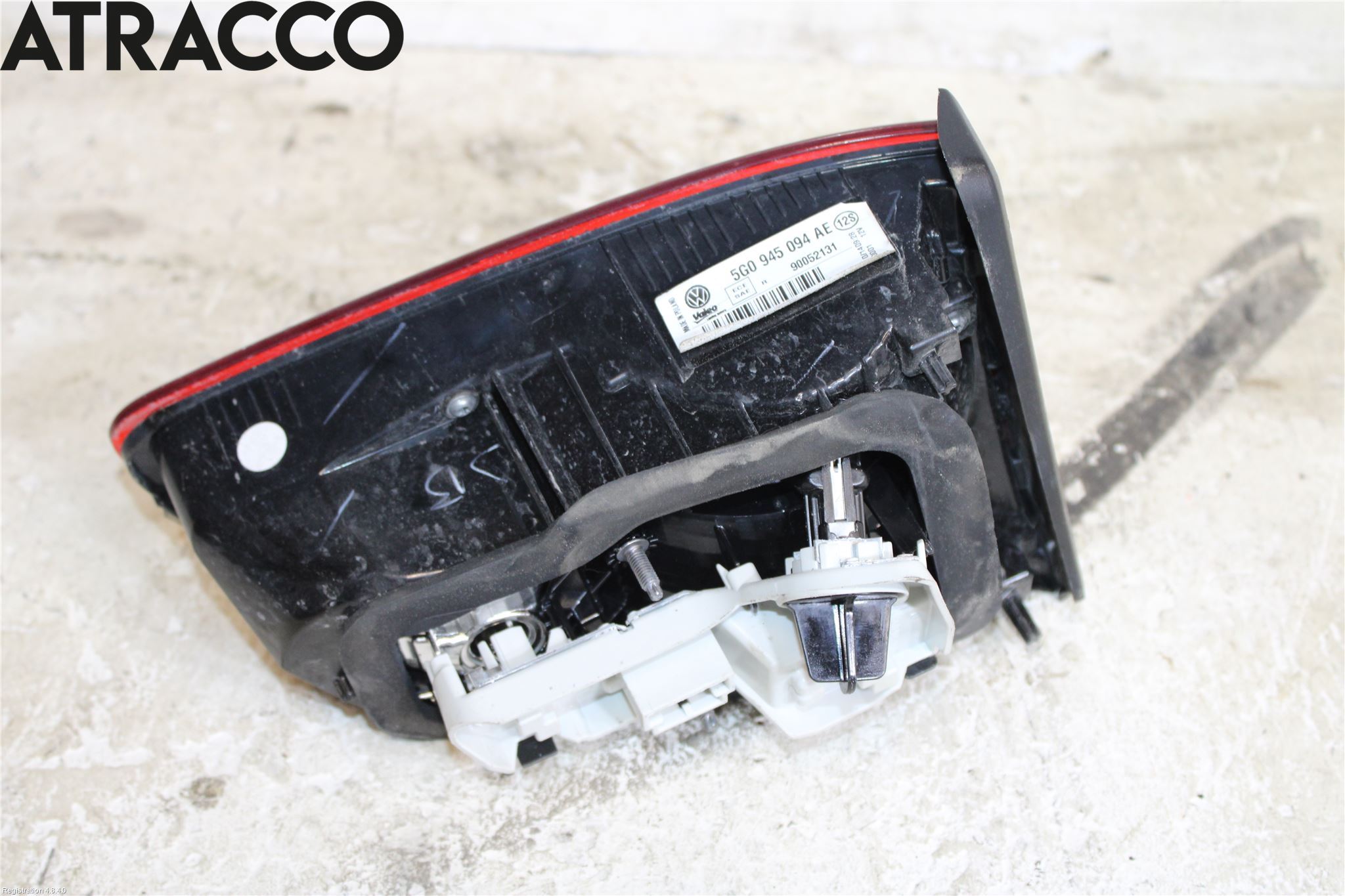 Volkswagen VW GOLF / E-GOLF VII 13-20 Baklykt Høyre  På Luke(Indre)