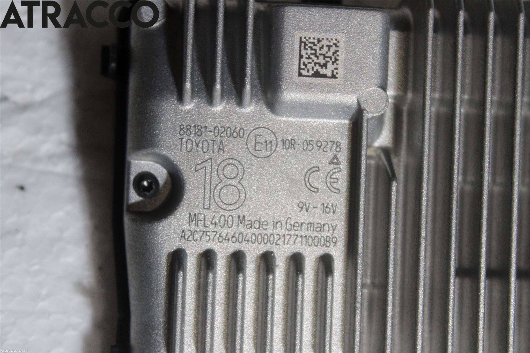 Toyota AURIS 13-19 Sensor Kollisjonsbeskyttelse