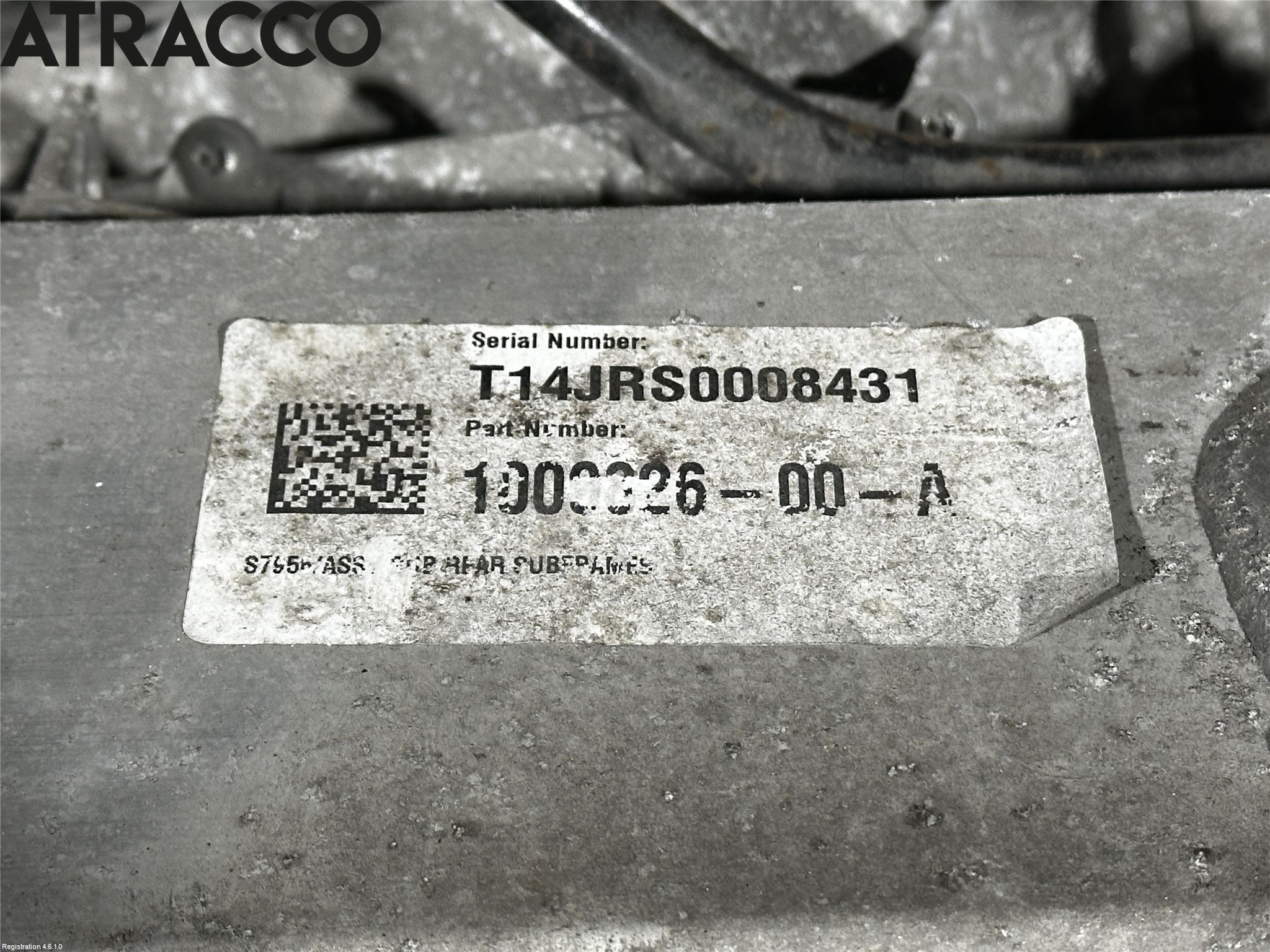 Tesla MODEL S 13- Bakaksel Feste Travers-Ramme