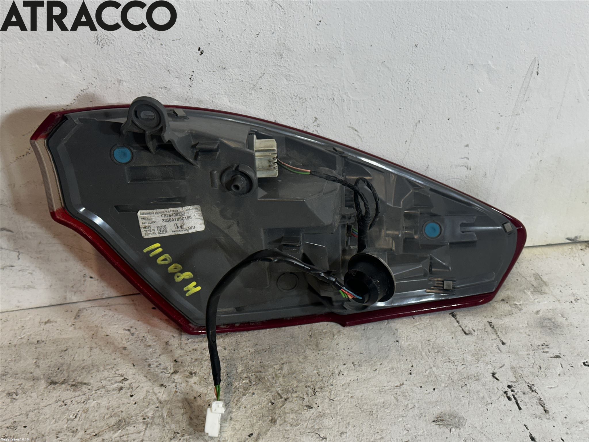 Honda CIVIC 12-16 Baklykt Høyre