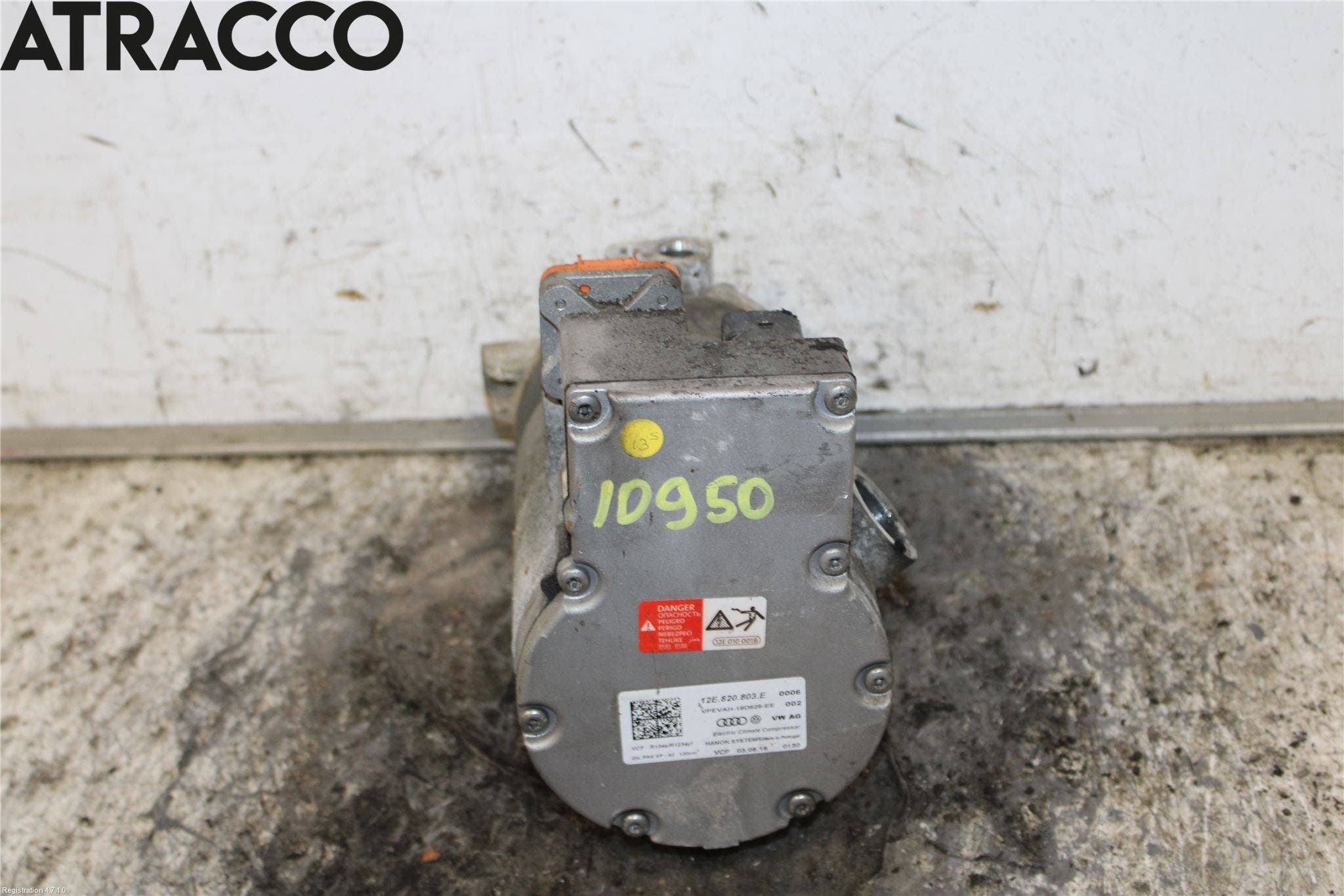 Volkswagen VW GOLF / E-GOLF VII 13-20 Varme Ac Kompressor