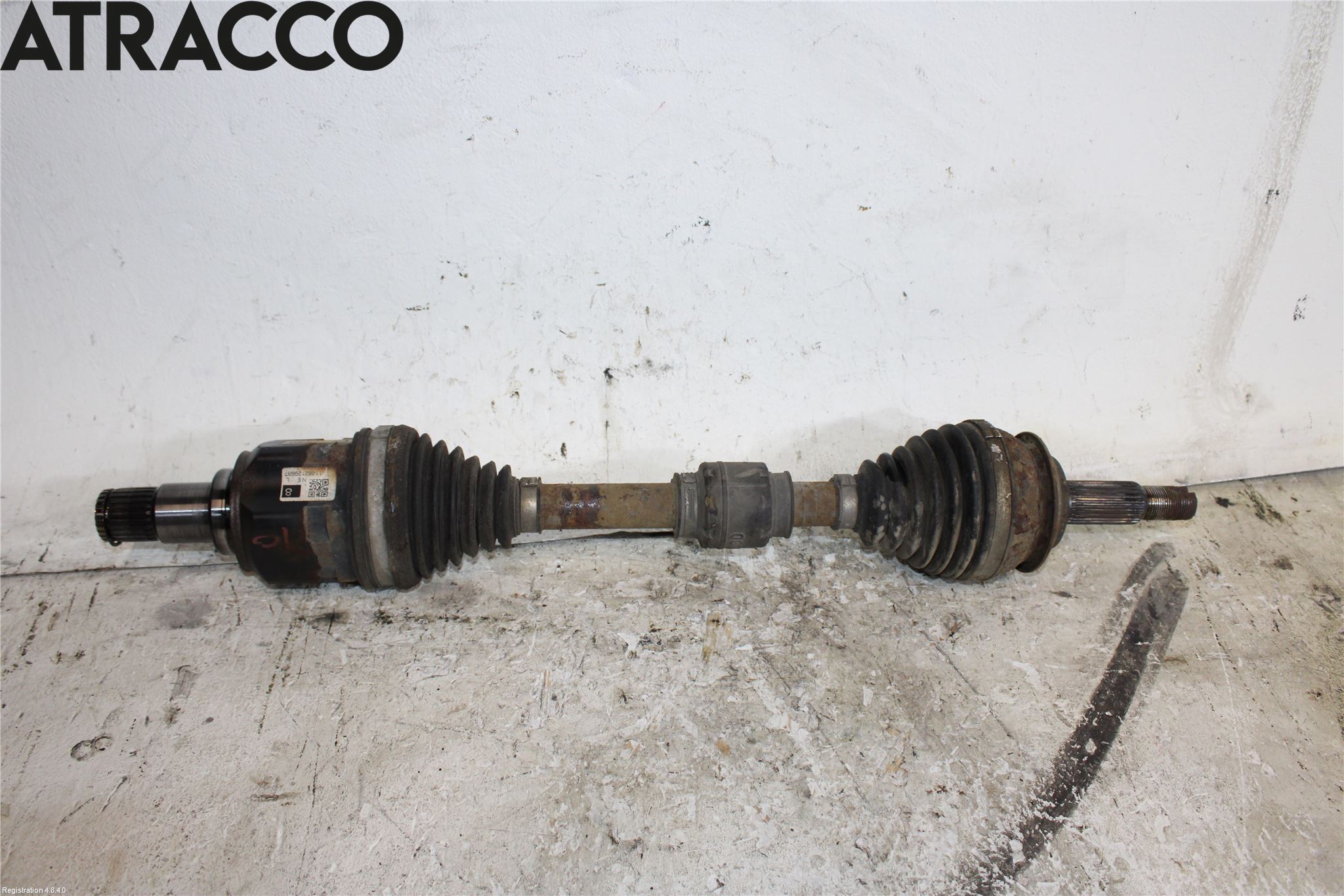 Toyota AURIS 10-12 Drivaksel Foran Kompl Venstre