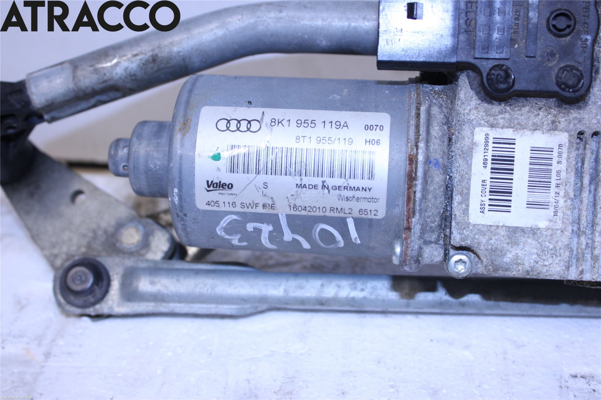 Audi A4/S4 08-11 Viskermotor Frontrute