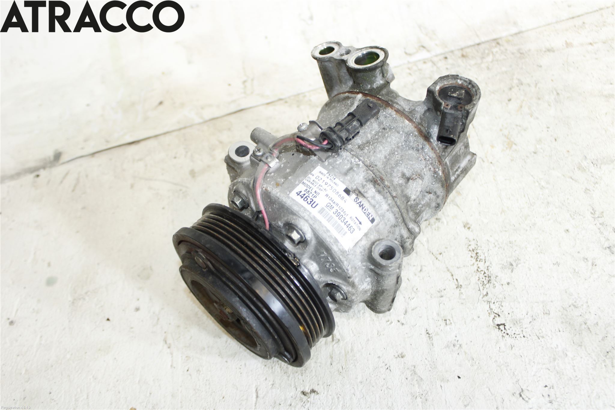 Opel ASTRA K 16-22 Varme Ac Kompressor