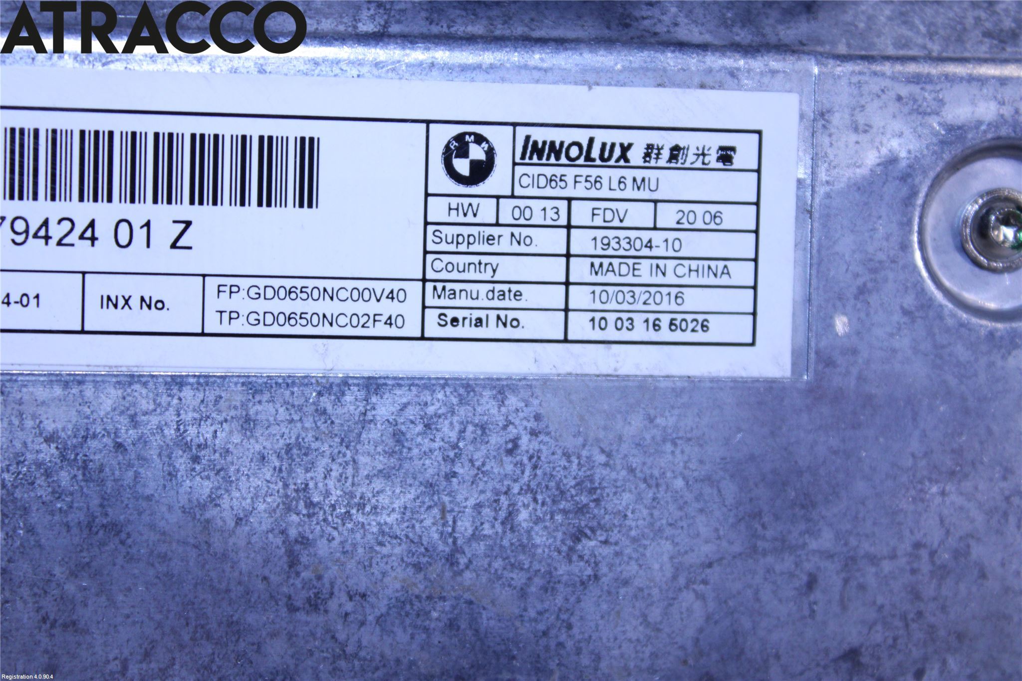 Mini ONE/COOPER 5DR F55 14-24 Multifunktionsdisplay