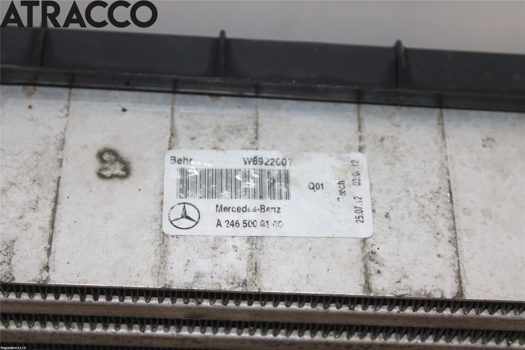 Mercedes-Benz MB B-KLASS (W246/W242) 12-19 Intercooler Radiator