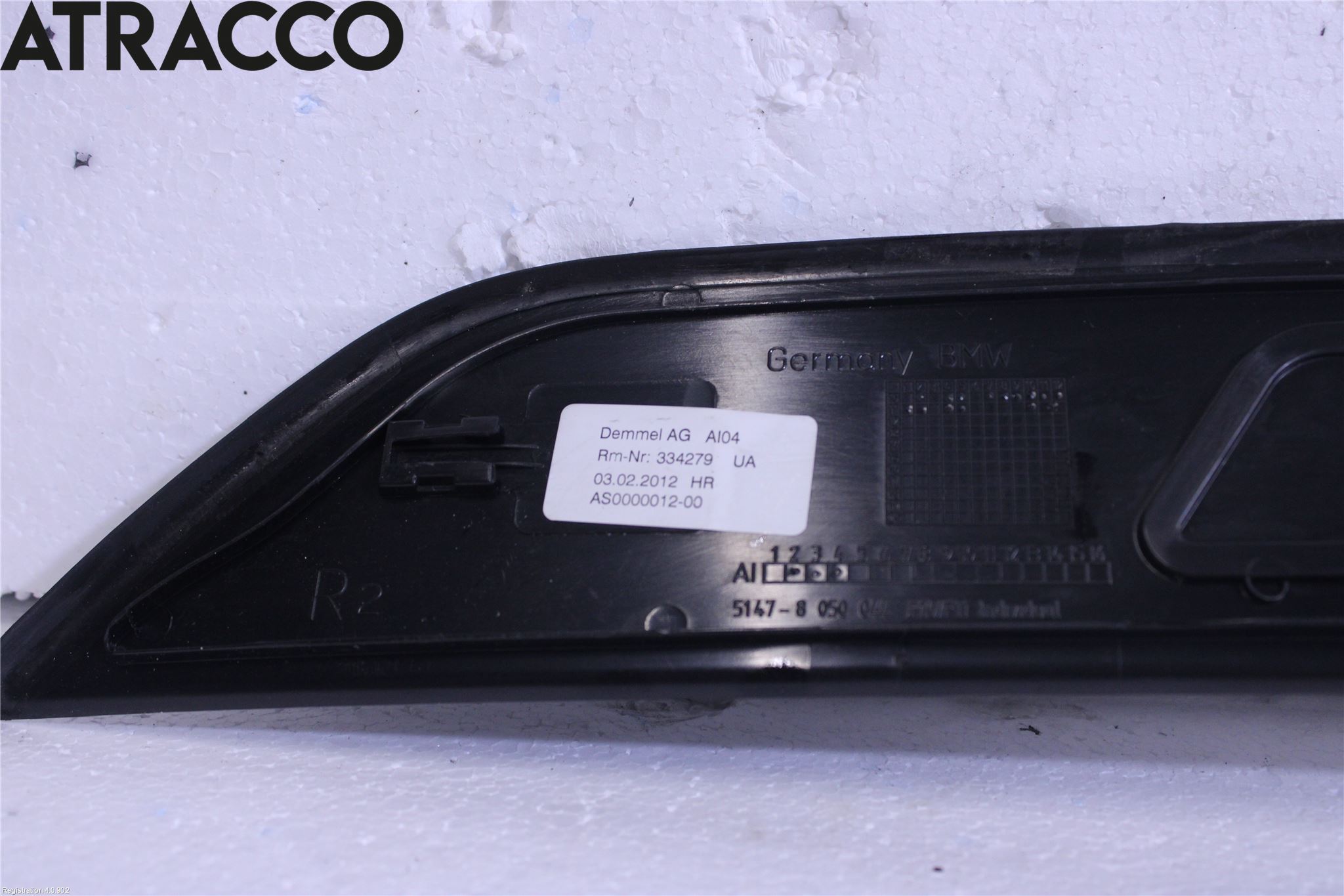 BMW 5 F10/F11/F18 09-17 Dør Dekorlist Hb