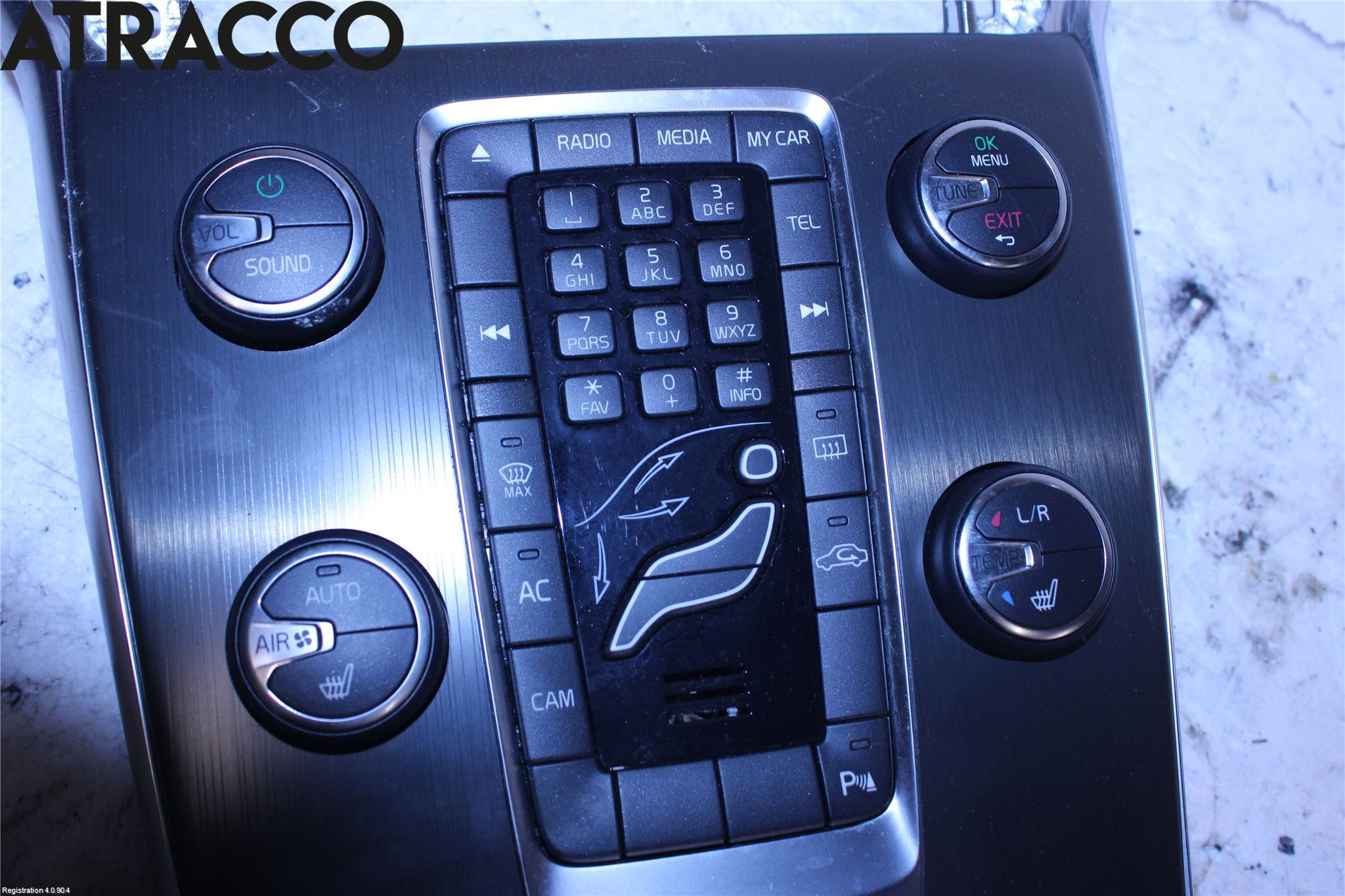 Volvo V40 12-19 Varmeapparat Panel(Regulering)