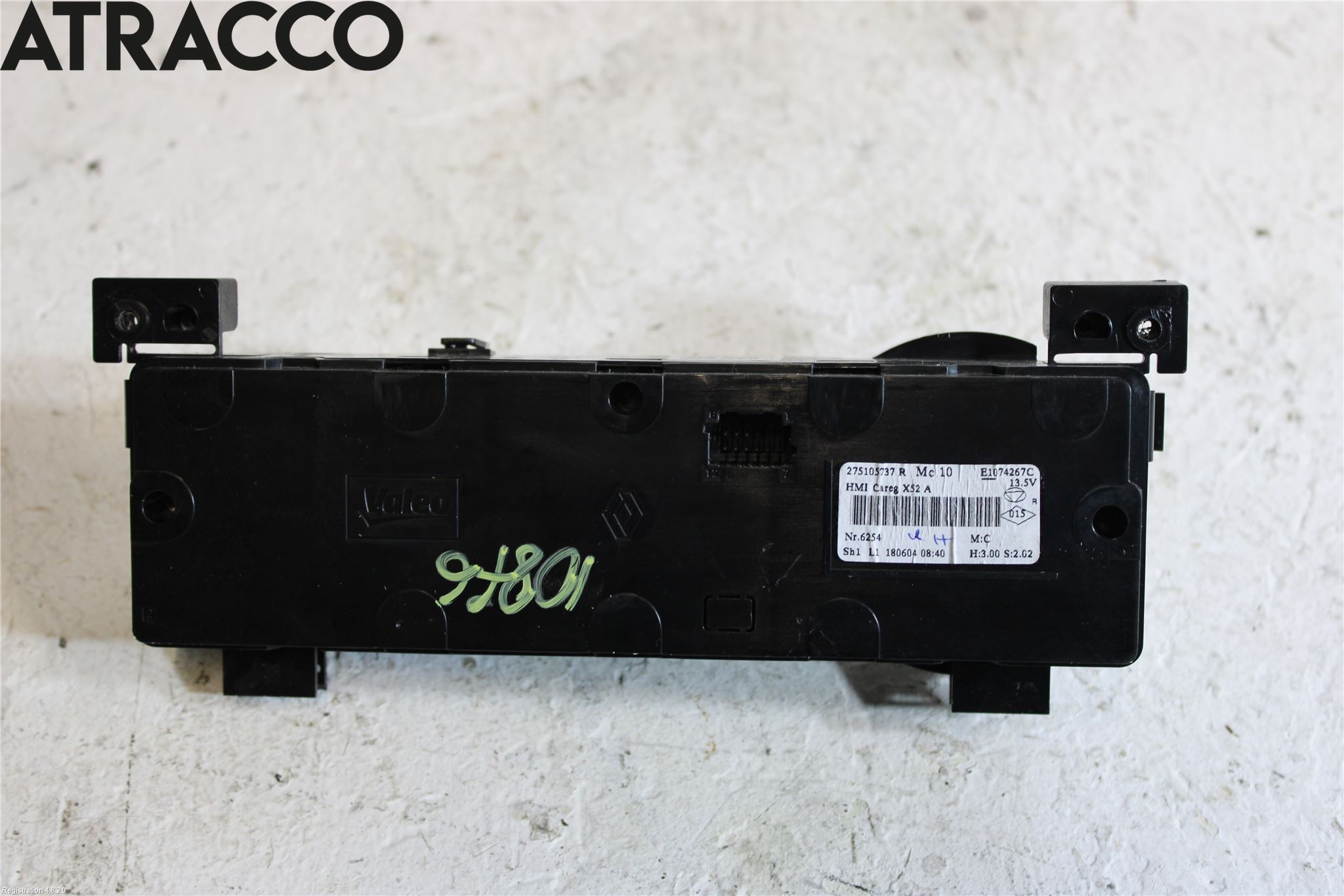 Opel VIVARO 15-19 Varme Ac Betjening-Display