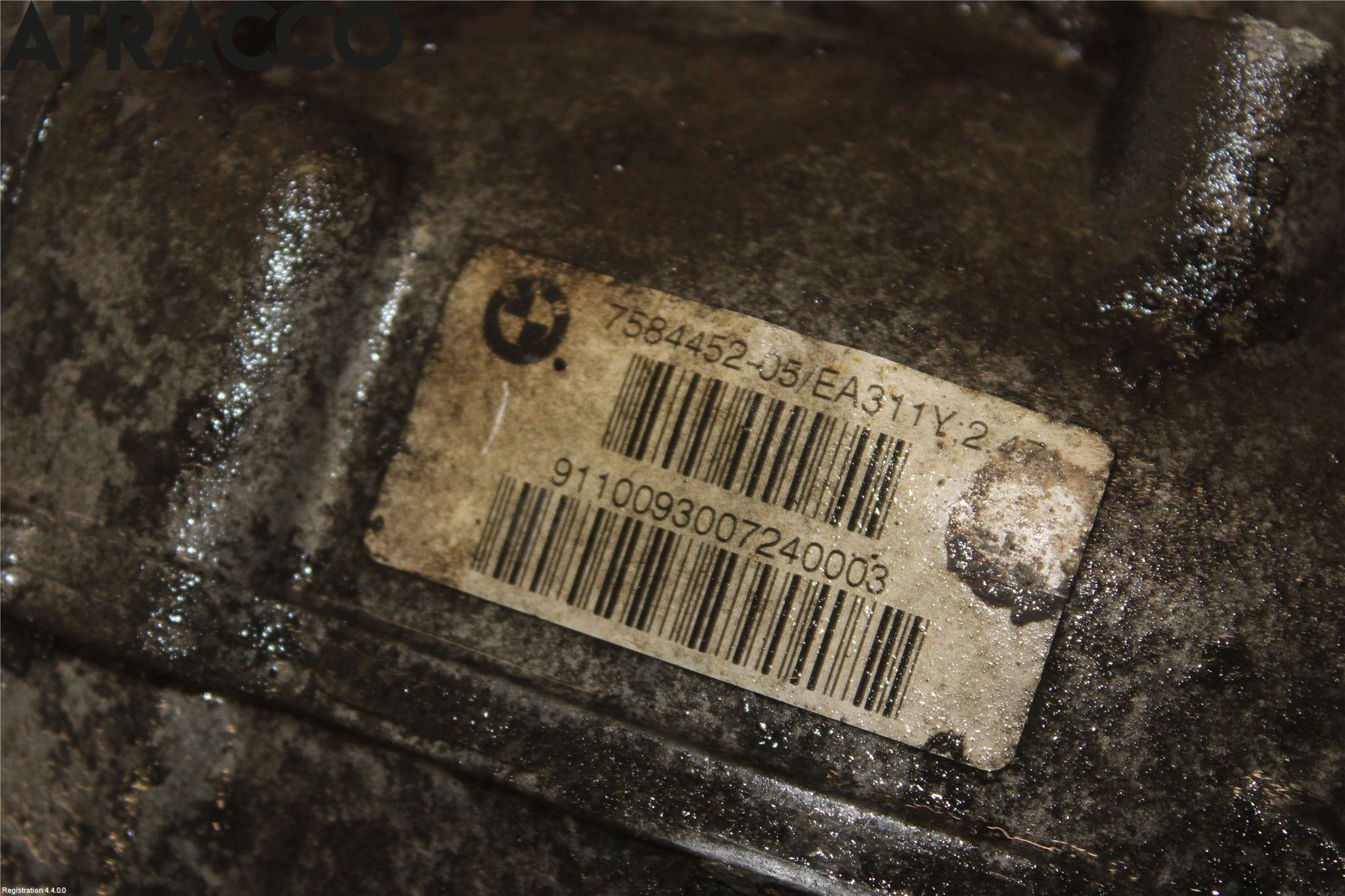 BMW 5 F10/F11/F18 09-17 Bakaksel Kardang Bak -Diff