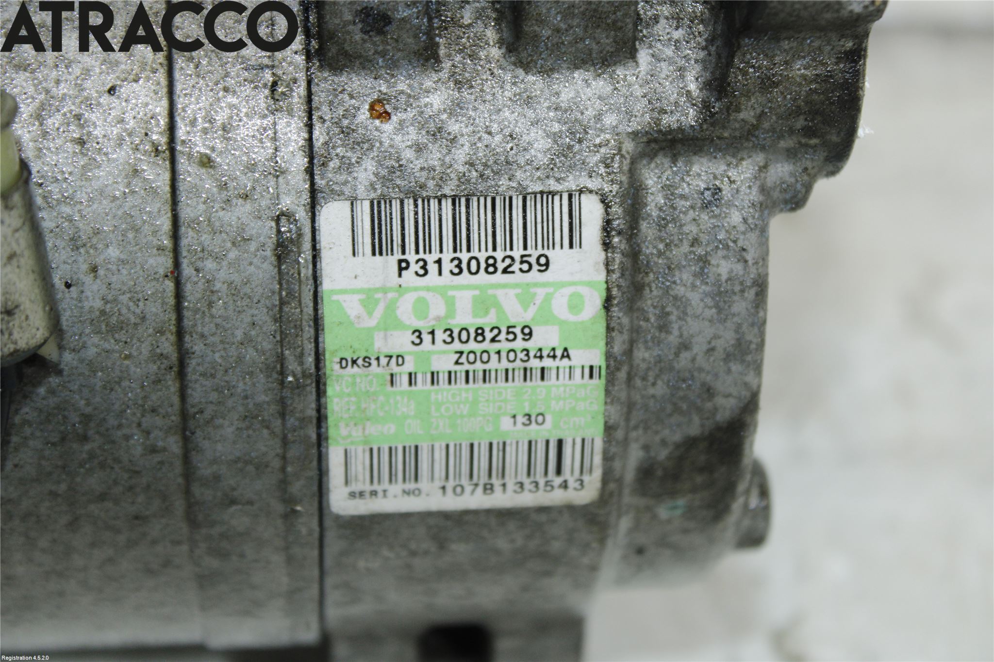 Volvo XC90 03-06 Varme Ac Kompressor