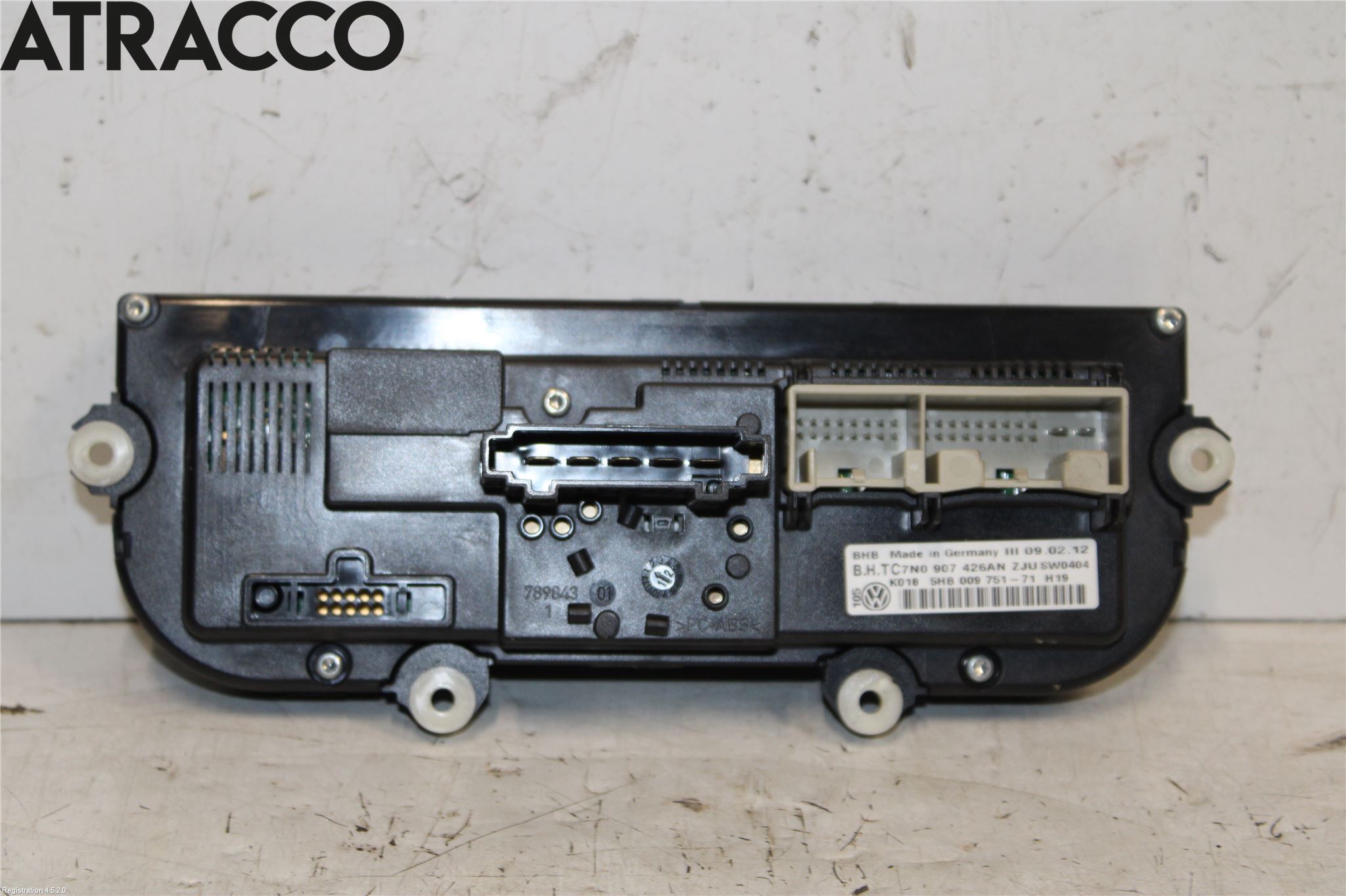 Volkswagen VW CADDY 11-15 Varme Ac Betjening-Display