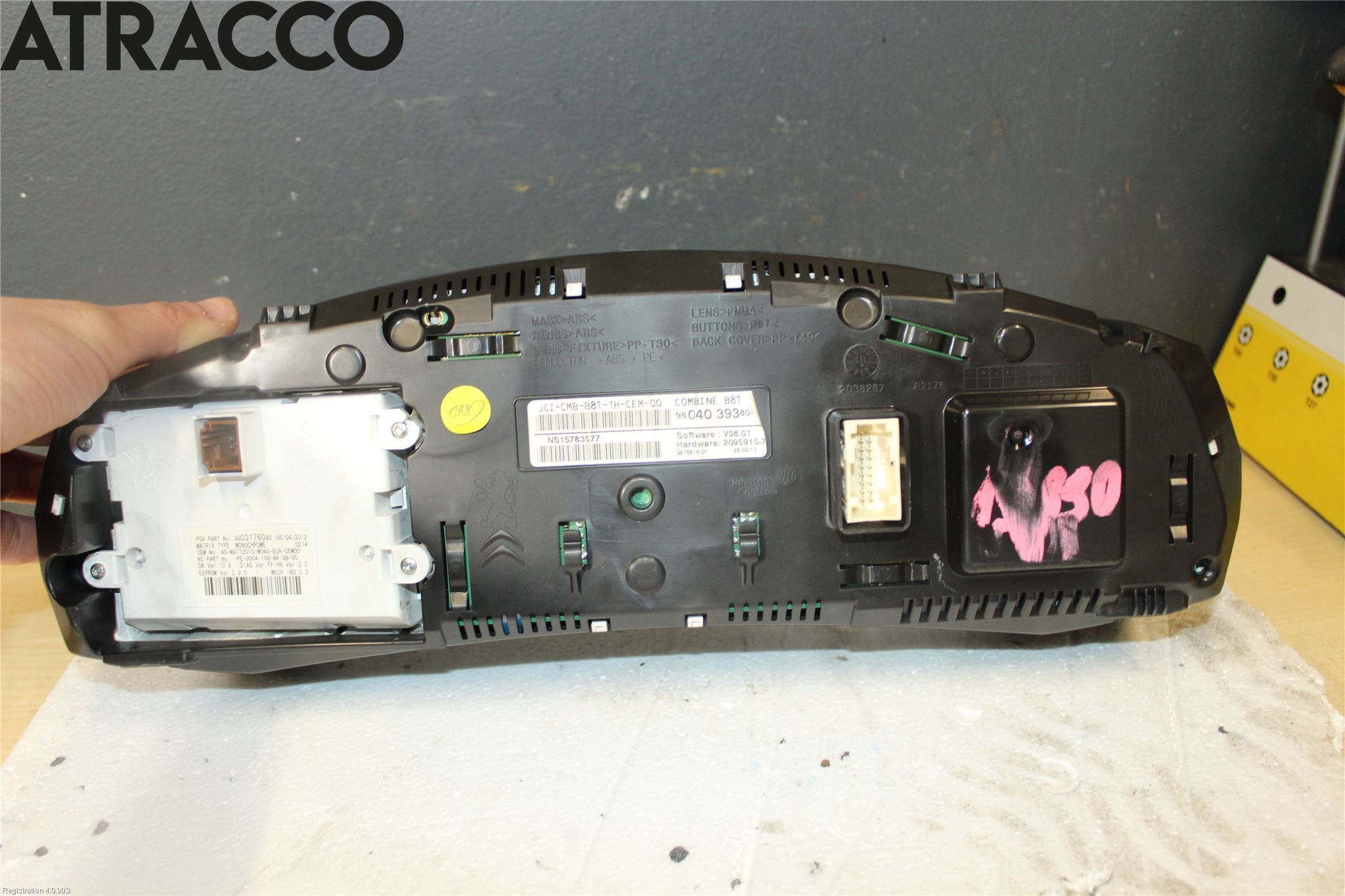 Citroen DS5 Instr Speedometer