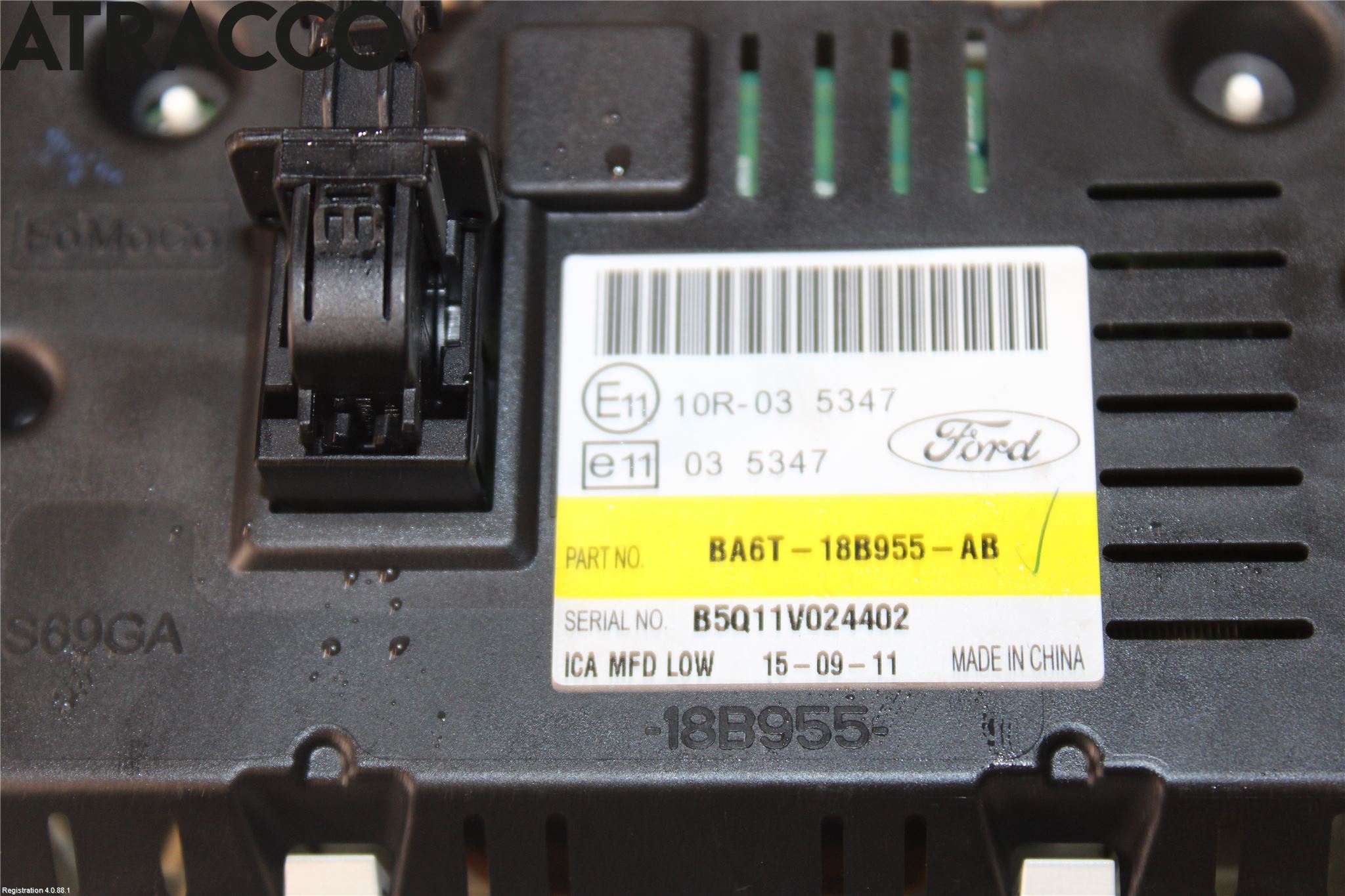 Ford FIESTA 09-12 Multifunktionsdisplay