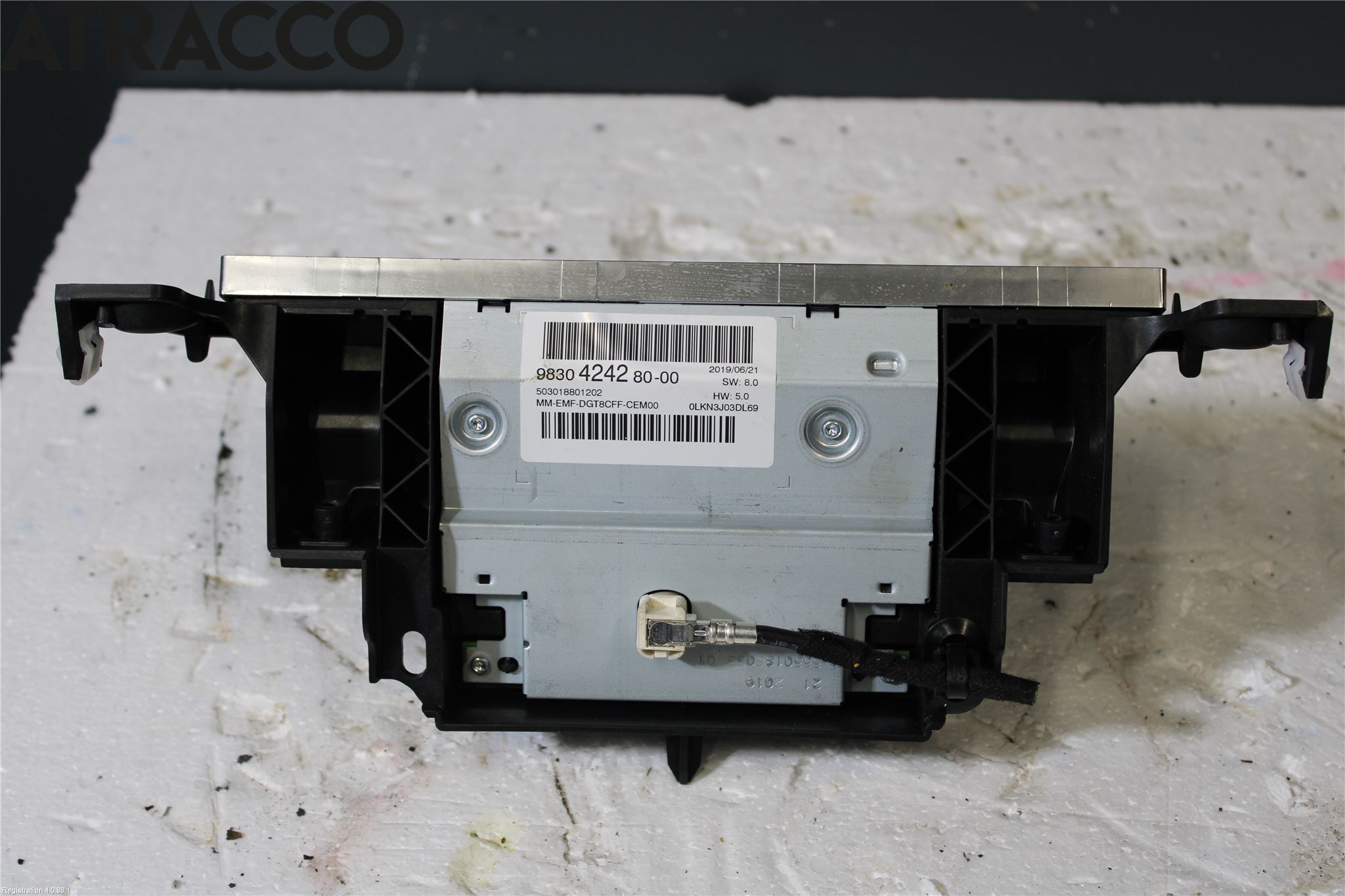 Peugeot 5008 17-24 Instr Skjerm Dvd-Gps-Ac-Tlf