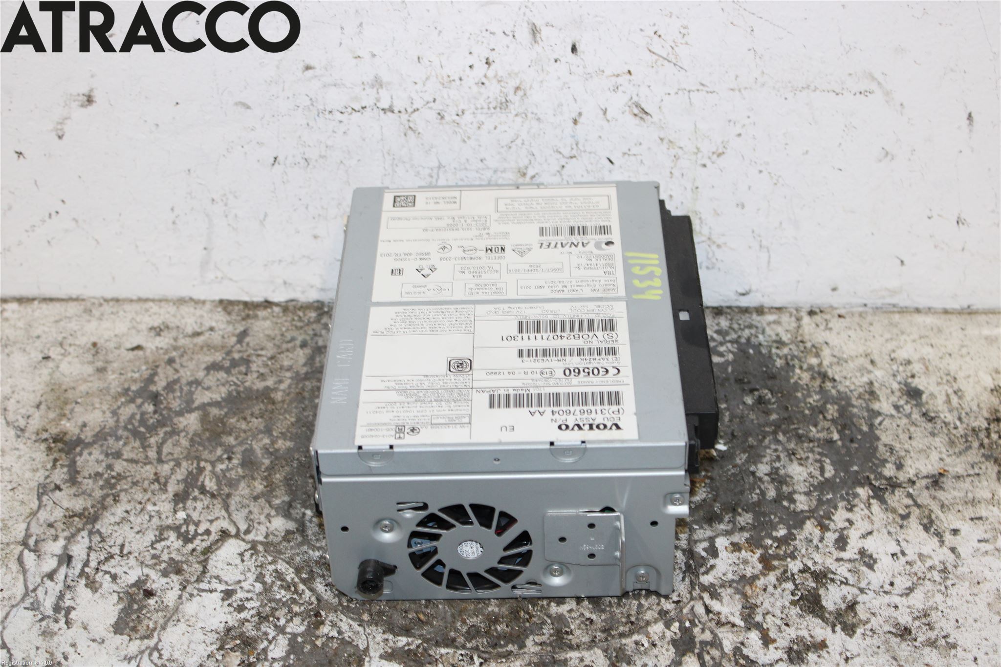 Volvo V60 14-18 Stereo Radio Med Cd