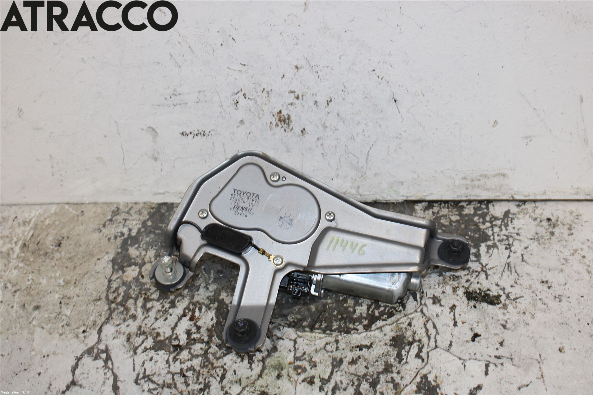 Toyota COROLLA VERSO 08-09 Viskermotor Bakluke