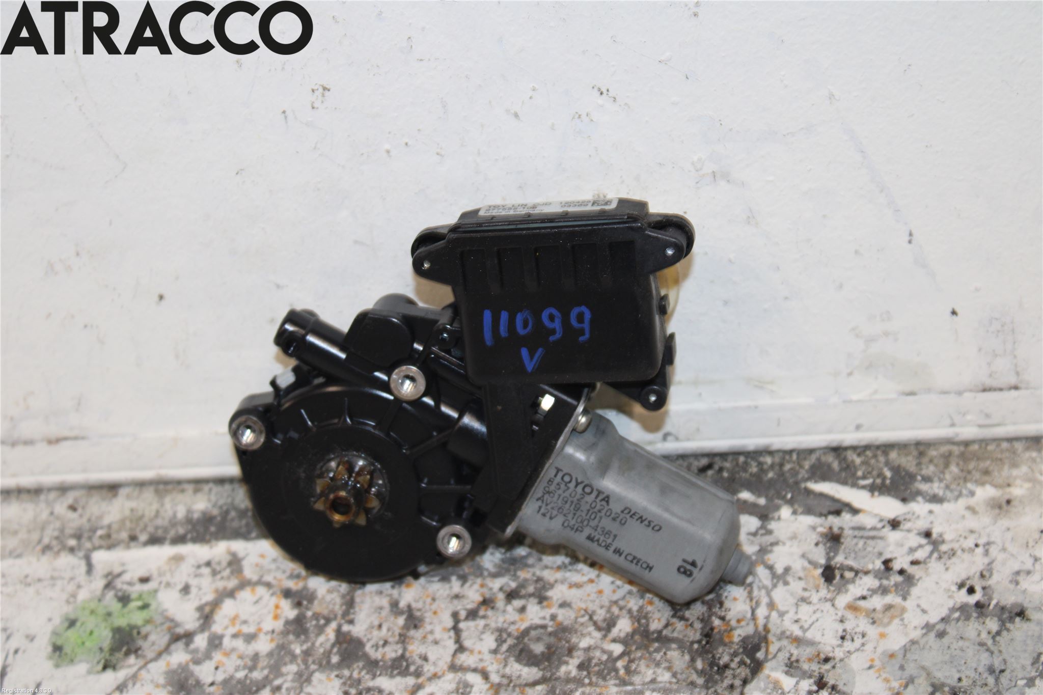 Toyota AURIS 10-12 Vindusheismotor