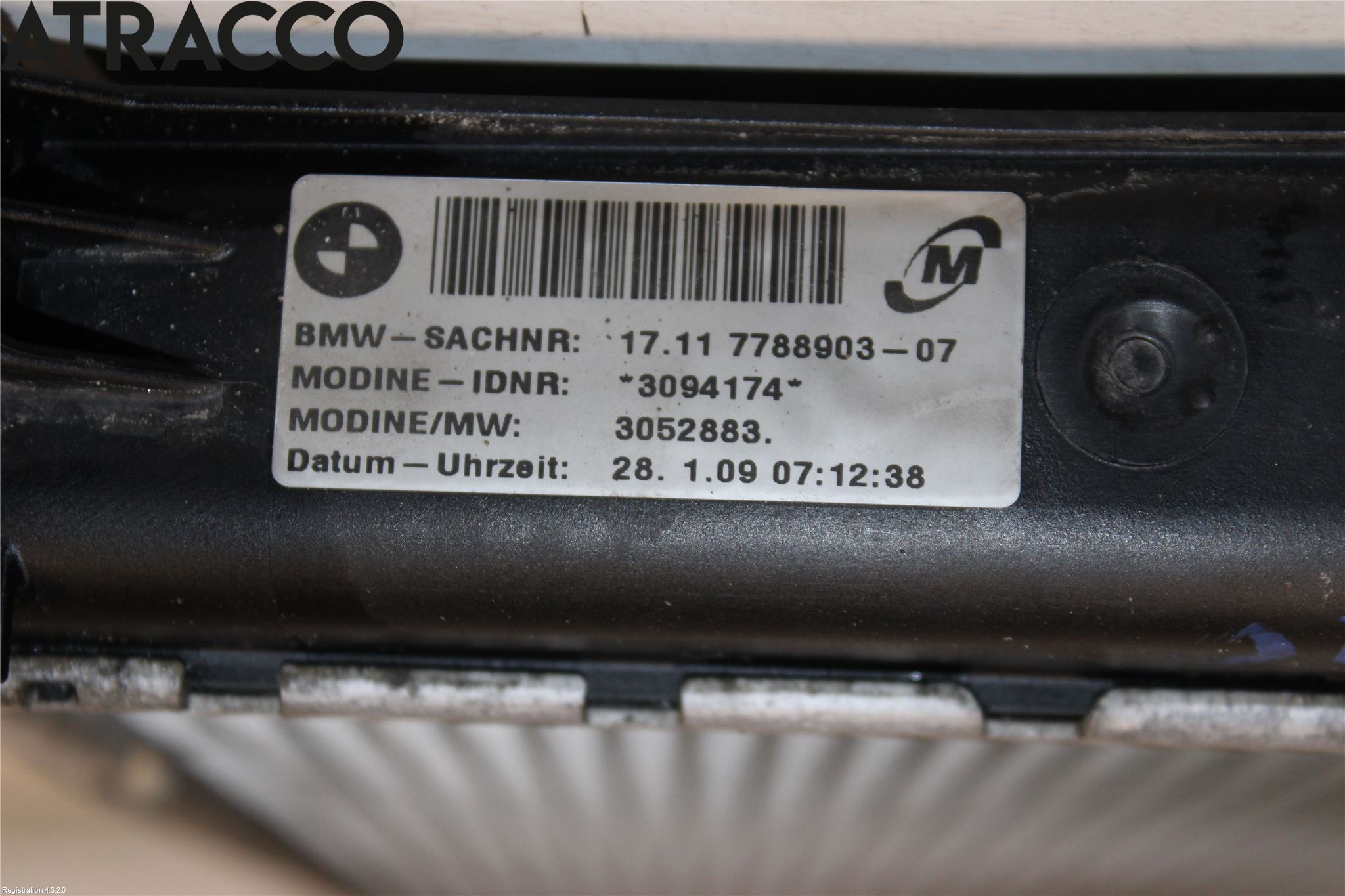 BMW 3 E90/91 SED/TOU 05-12 Radiator Automat