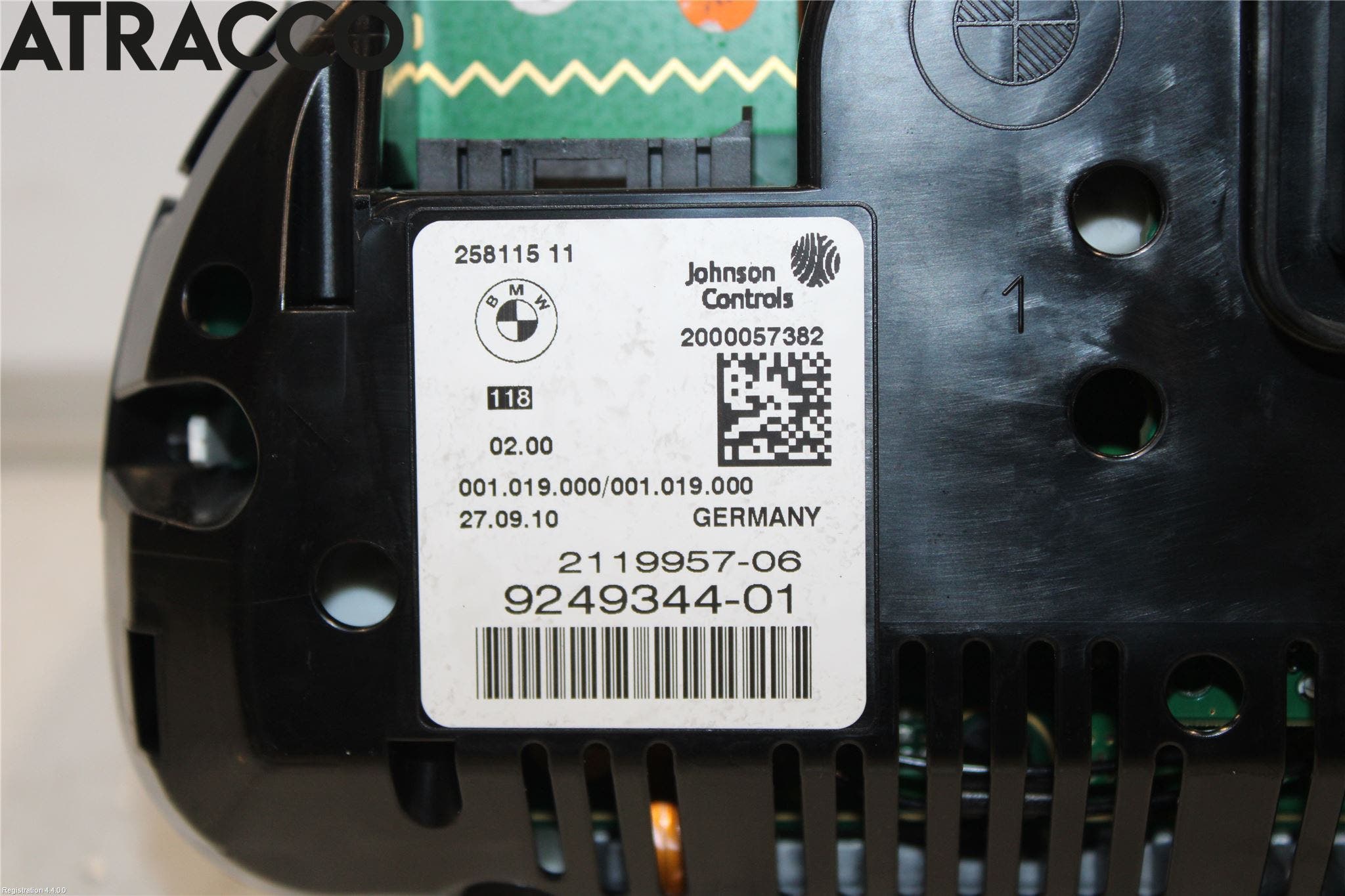 BMW 5 F10/F11/F18 09-17 Instr Speedometer