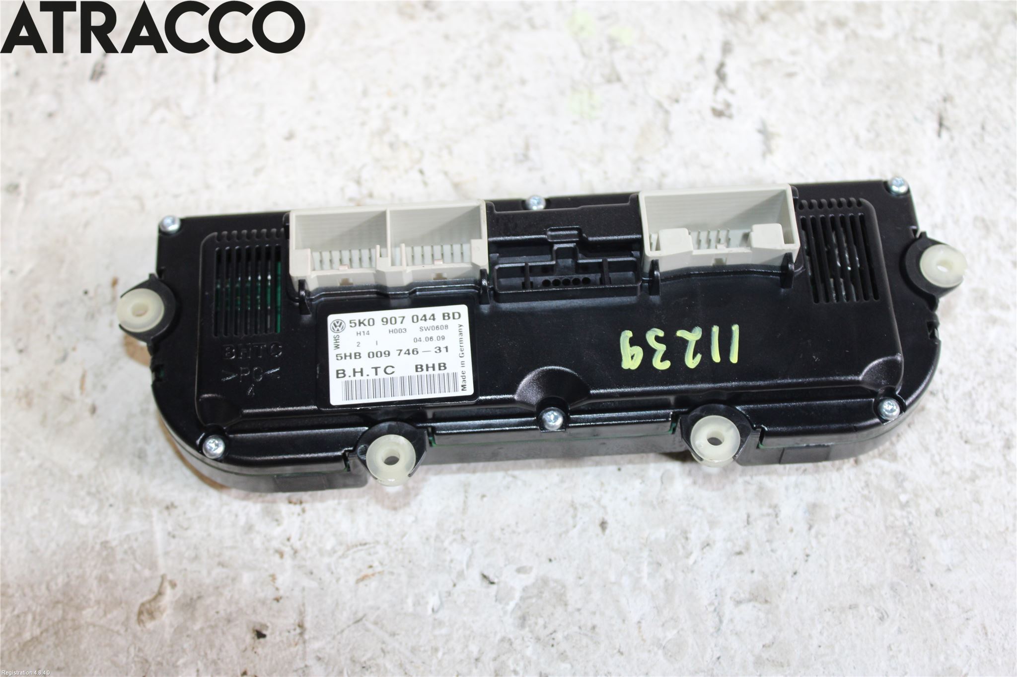 Volkswagen VW GOLF VI 09-13 Varme Ac Betjening-Display