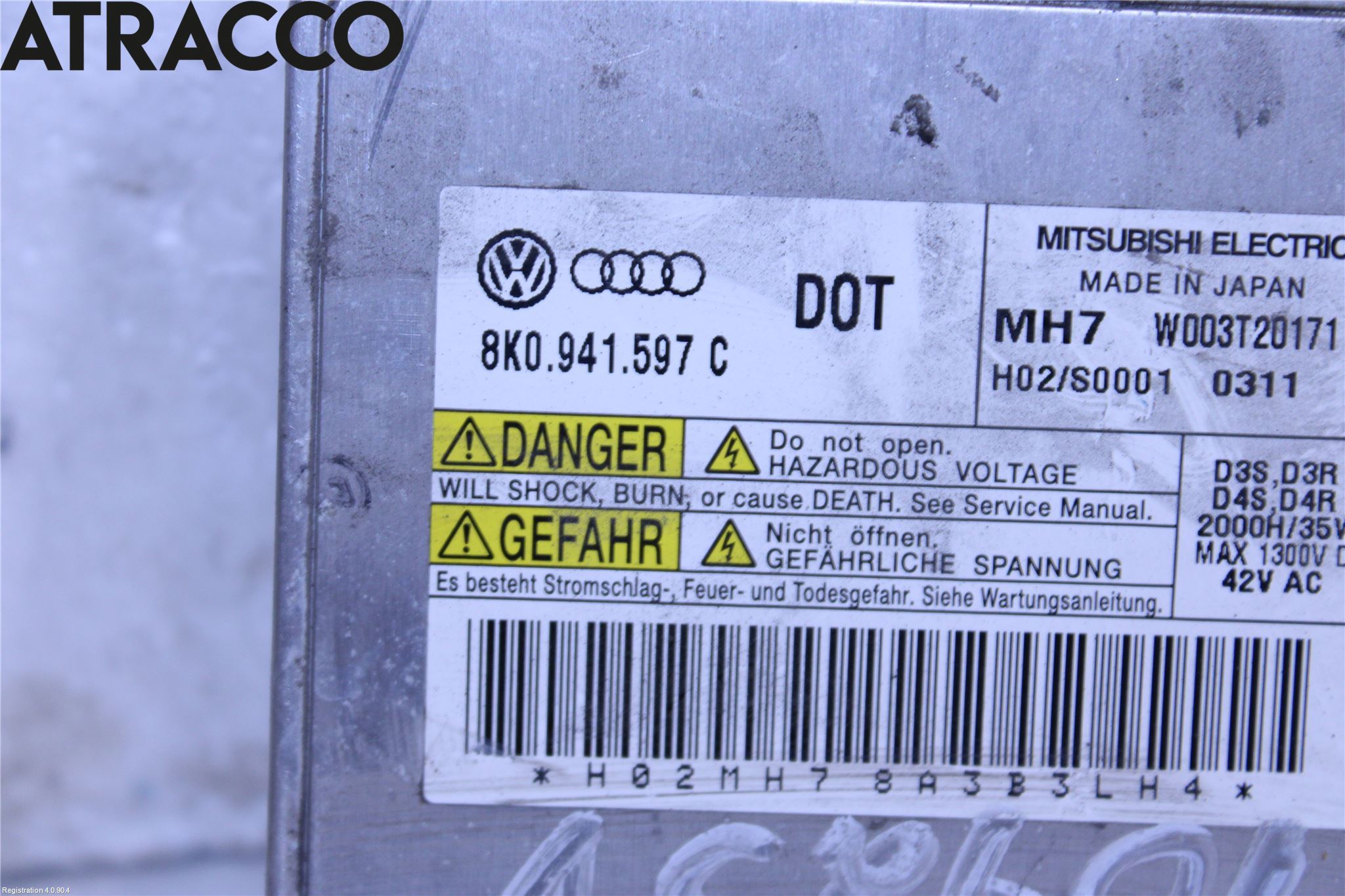 Audi A4/S4 08-11 Styreenhet Xenon