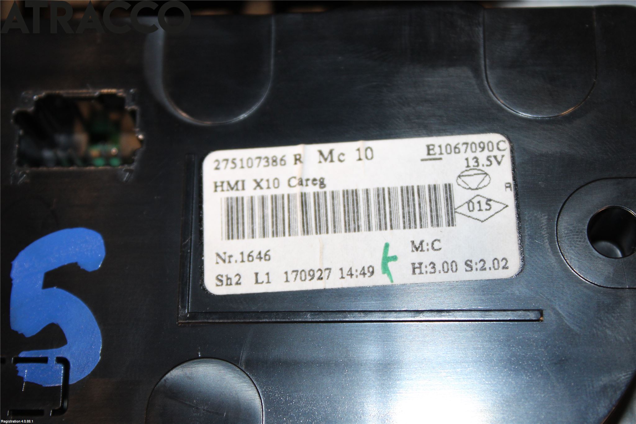 Renault ZOE/E-TECH 13- Varme Ac Betjening-Display