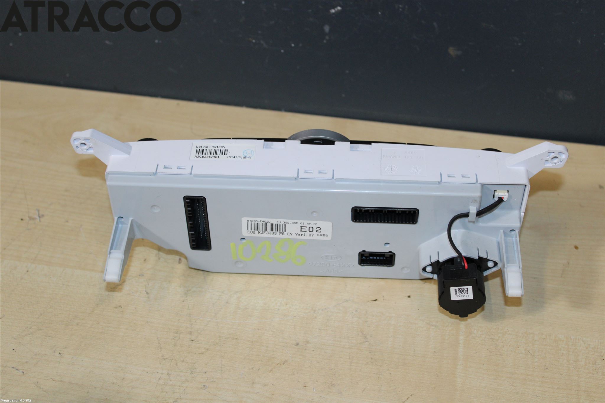 Kia SOUL 09- Varme Ac Betjening-Display