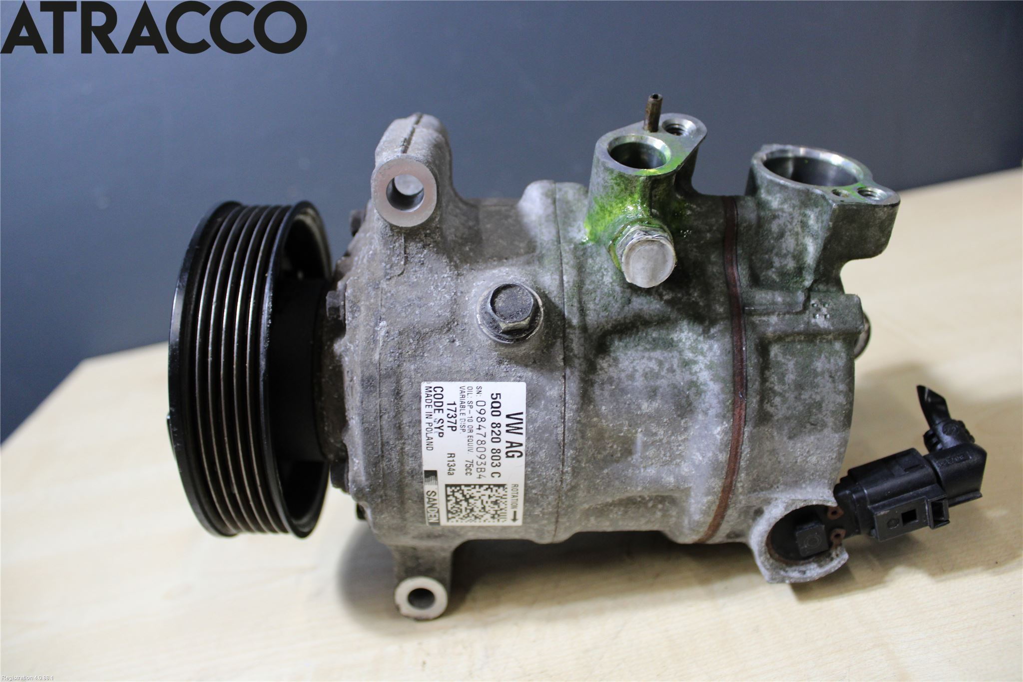 Audi A3/S3 05-13 Varme Ac Kompressor