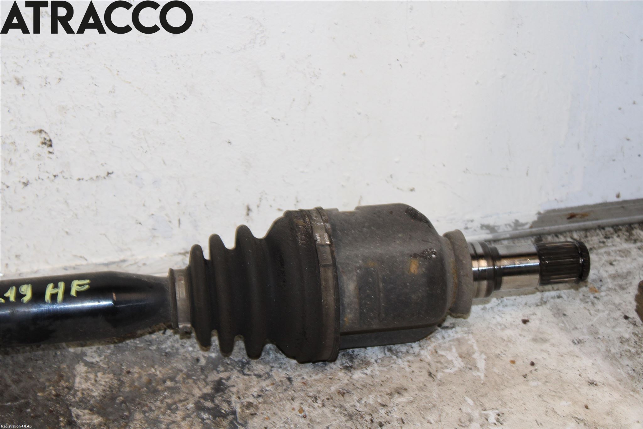 Toyota AURIS 07-09 Drivaksel Foran Kompl Høyre